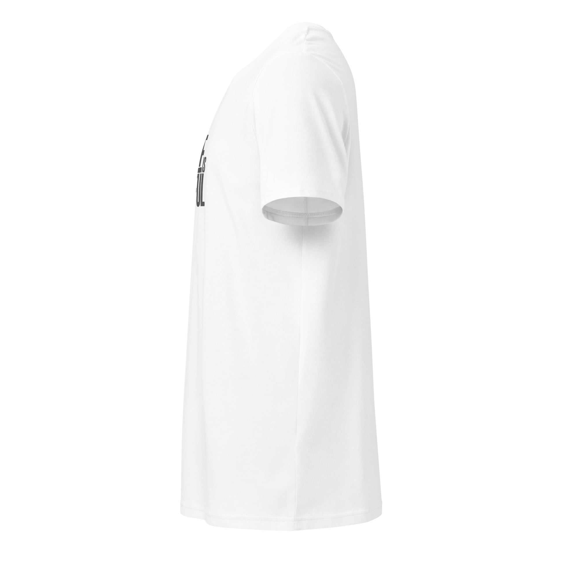 Unisex Organic Mid-Light T-Shirt "Gentle is Powerful" – Owl Print Sustainable Fashion Dudeily