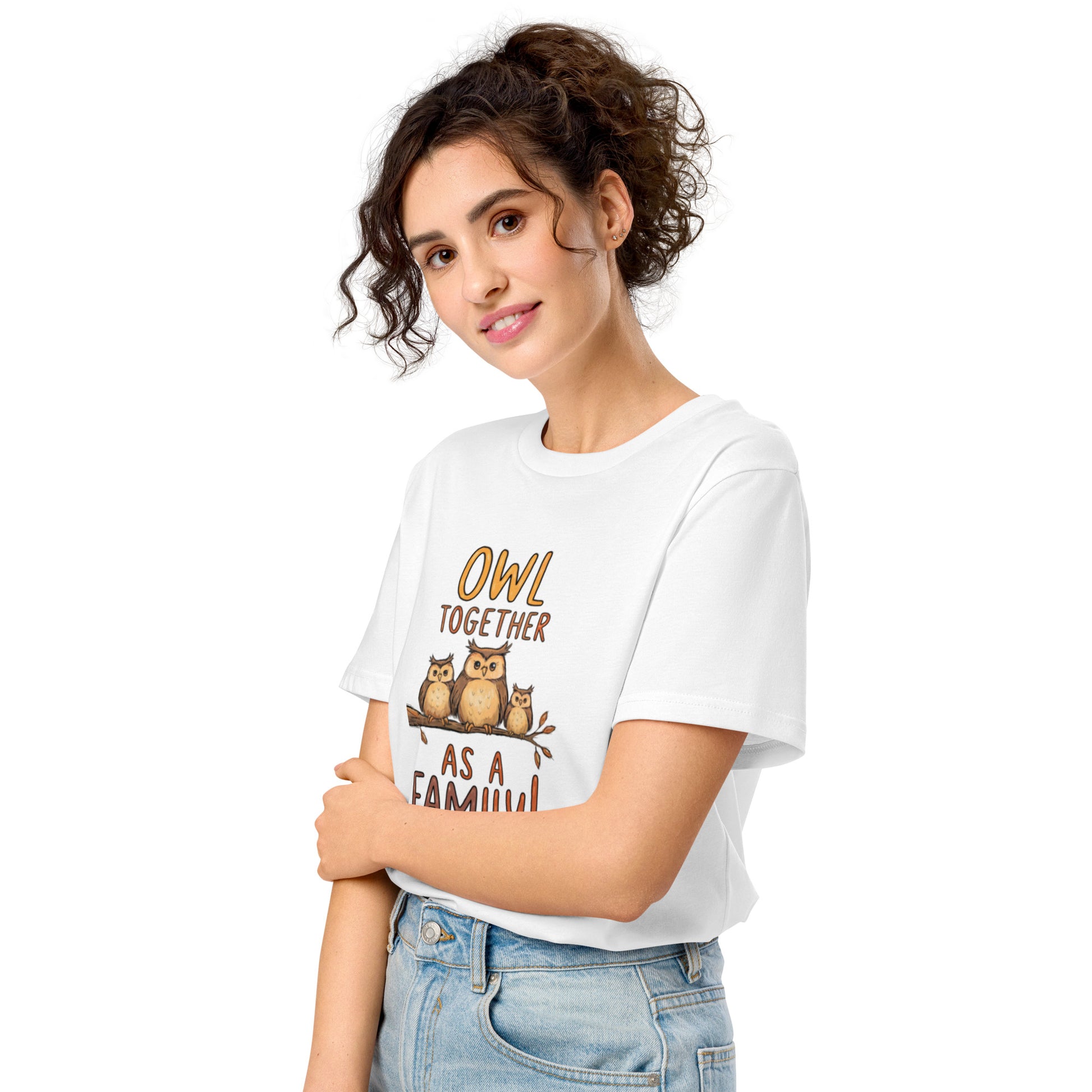 Unisex Organic Mid-Light T-Shirt – OwlFeather Sustainable Fashion for Relaxed Family Day Style Dudeily