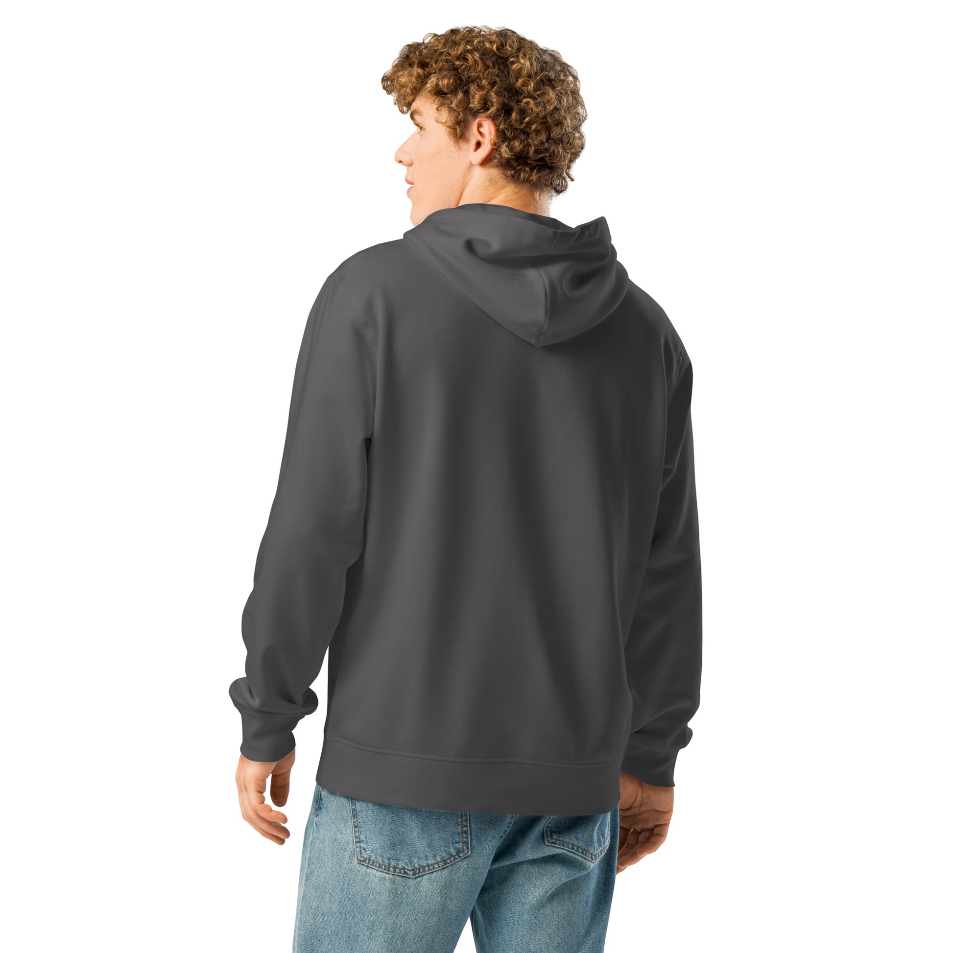 Eco-Friendly Owl Clothing Embroidered Unisex Organic Mid-Weight Hoodie "Awaken Gently" Dudeily