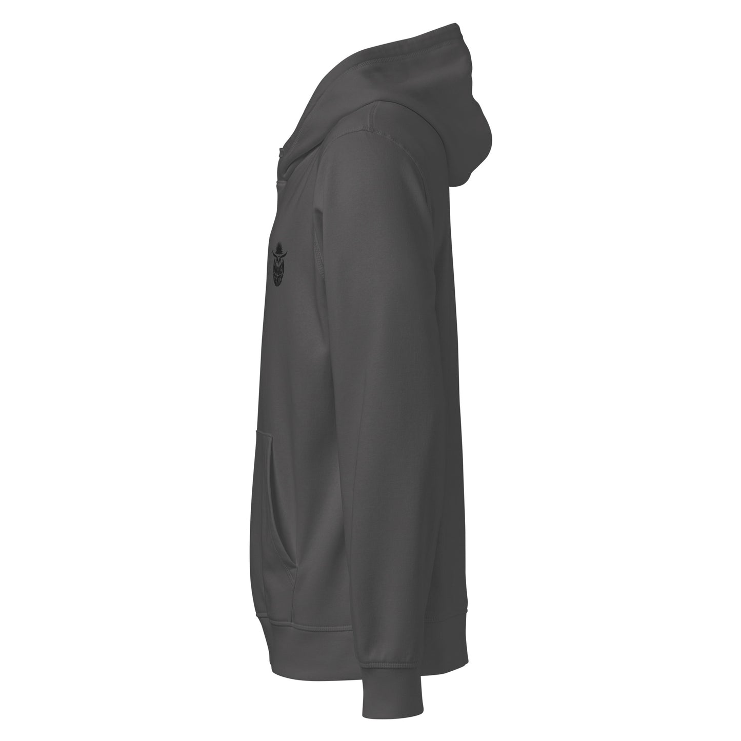 Eco-Friendly Owl Clothing Embroidered Unisex Organic Mid-Weight Hoodie "Awaken Gently" Dudeily