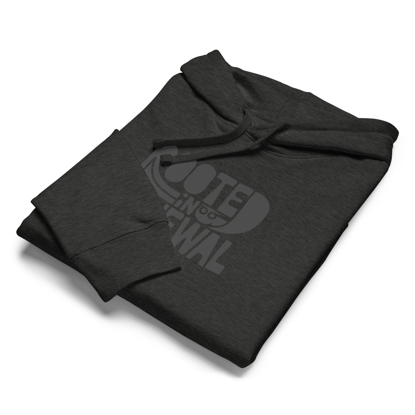 “Rooted In Renewal” Unisex Organic Mid-Weight Hoodie – Owl Print Sustainable Fashion Dudeily