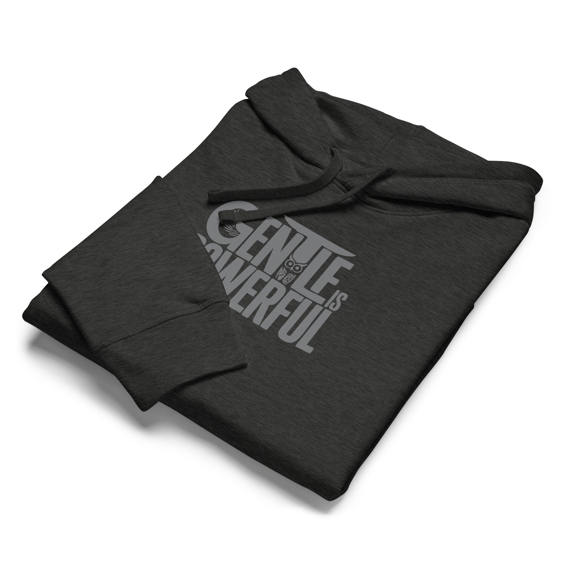 Unisex Organic Mid-Weight Hoodie "Rooted In Renewal" – Owl Print Sustainable Fashion Dudeily