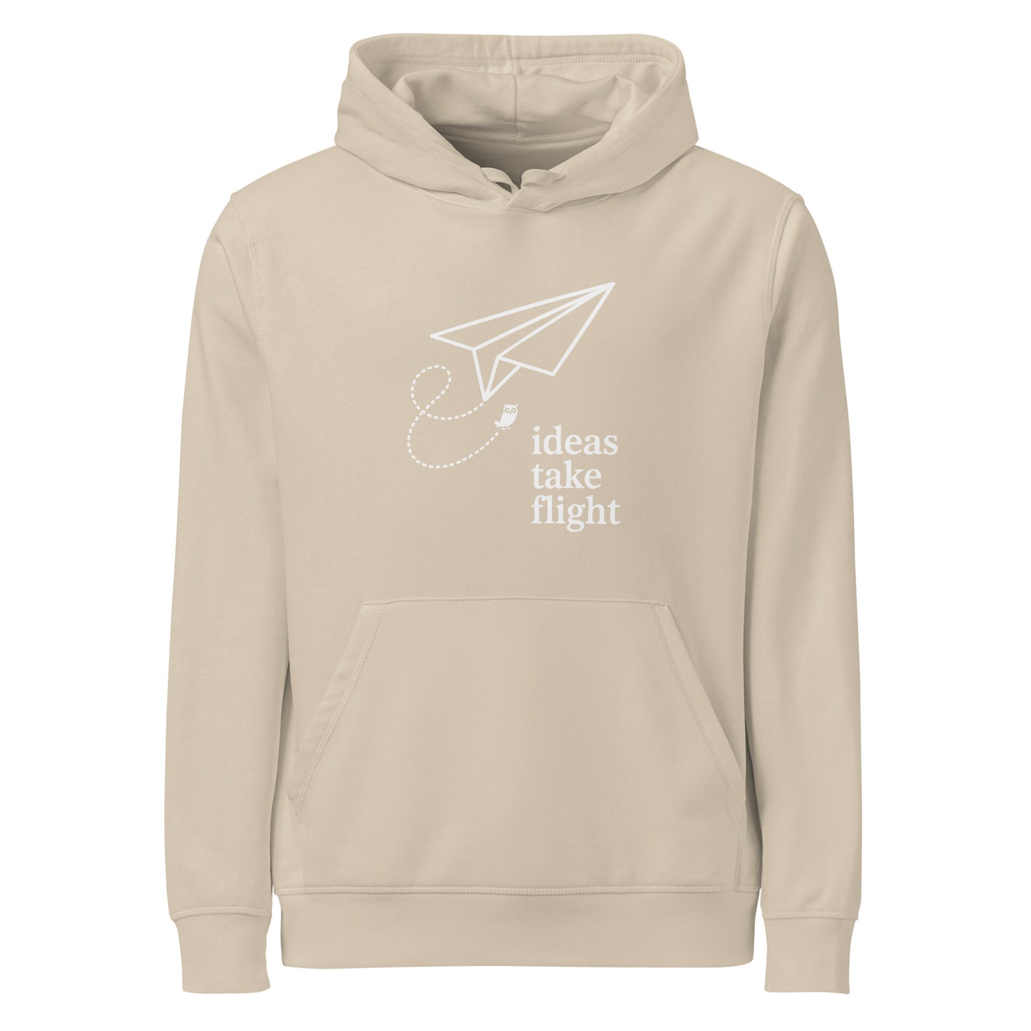 Unisex organic mid-weight hoodie Desert Dust Dudeily