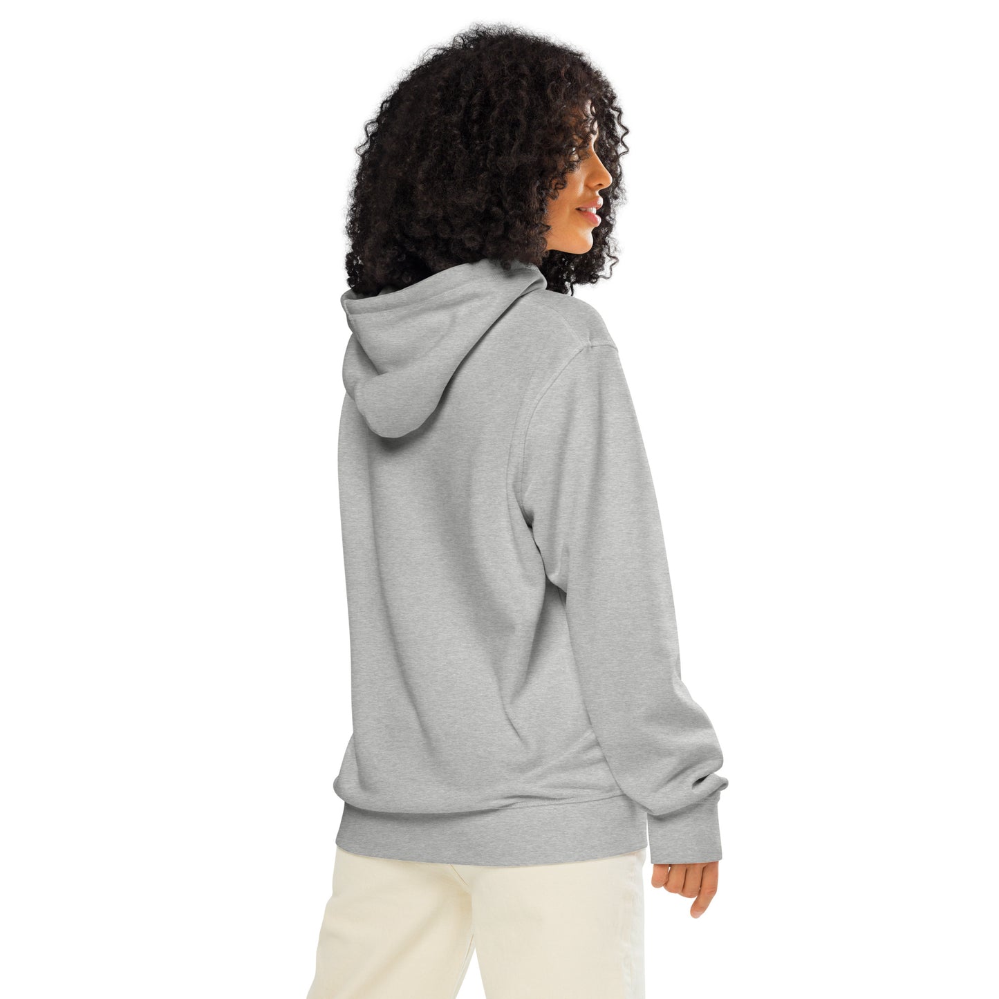Eco-Friendly Owl Clothing Embroidered Unisex Organic Mid-Weight Hoodie "Grow With Care" Dudeily
