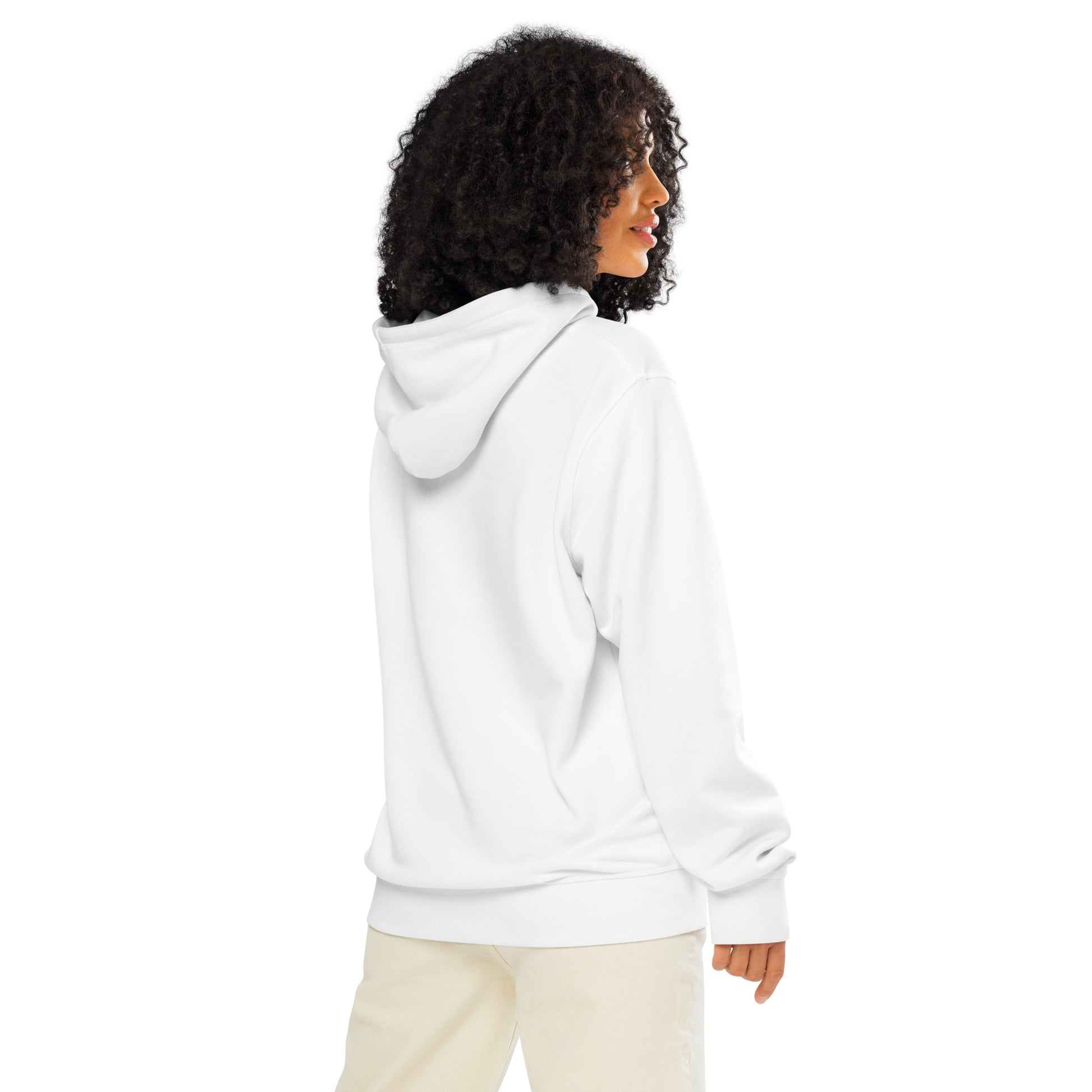 Unisex Organic Mid-Weight Hoodie "Rooted In Renewal" – Owl Print Sustainable Fashion Dudeily