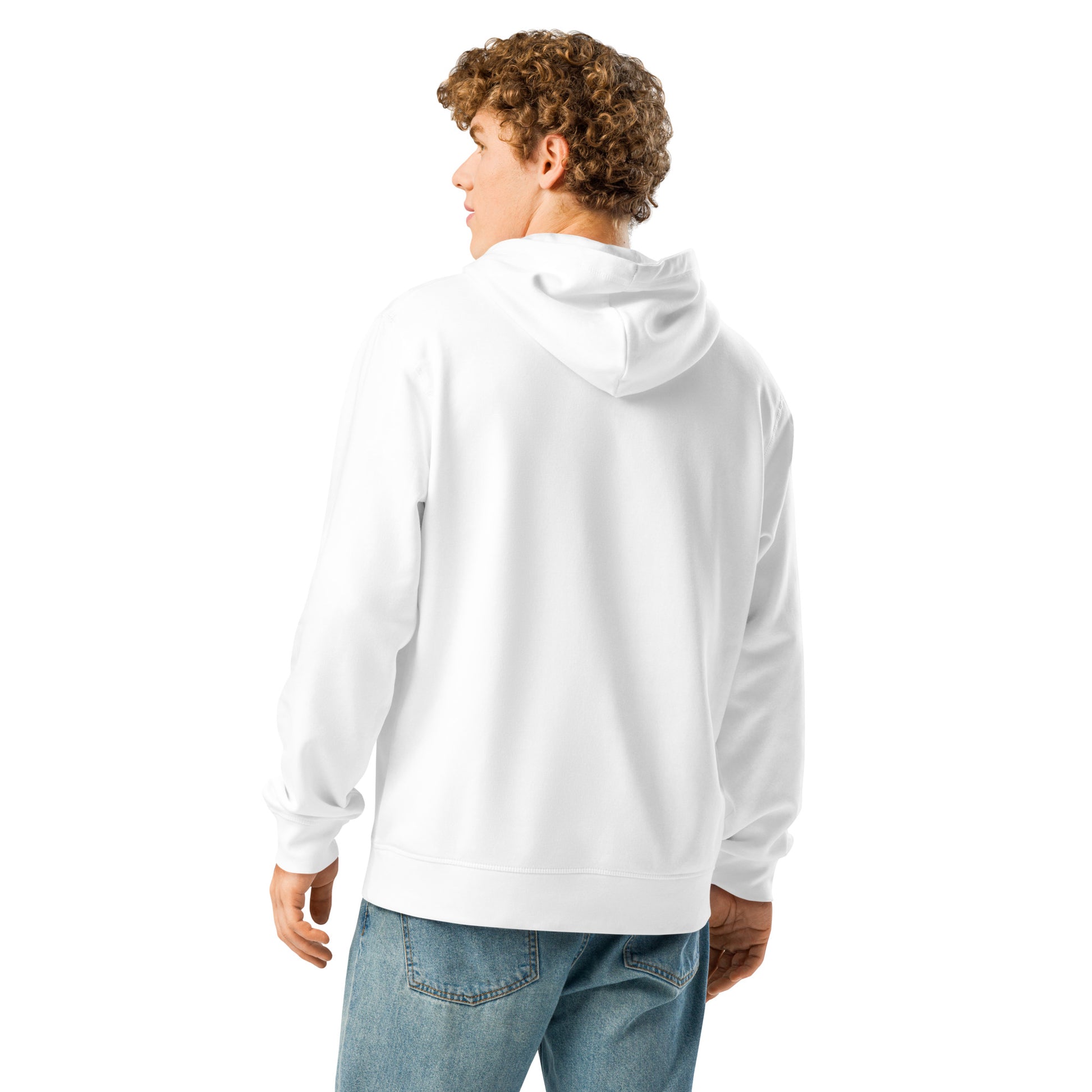 Unisex Organic Mid-Weight Hoodie "Gentle is Powerful" – Owl Print Sustainable Fashion Dudeily