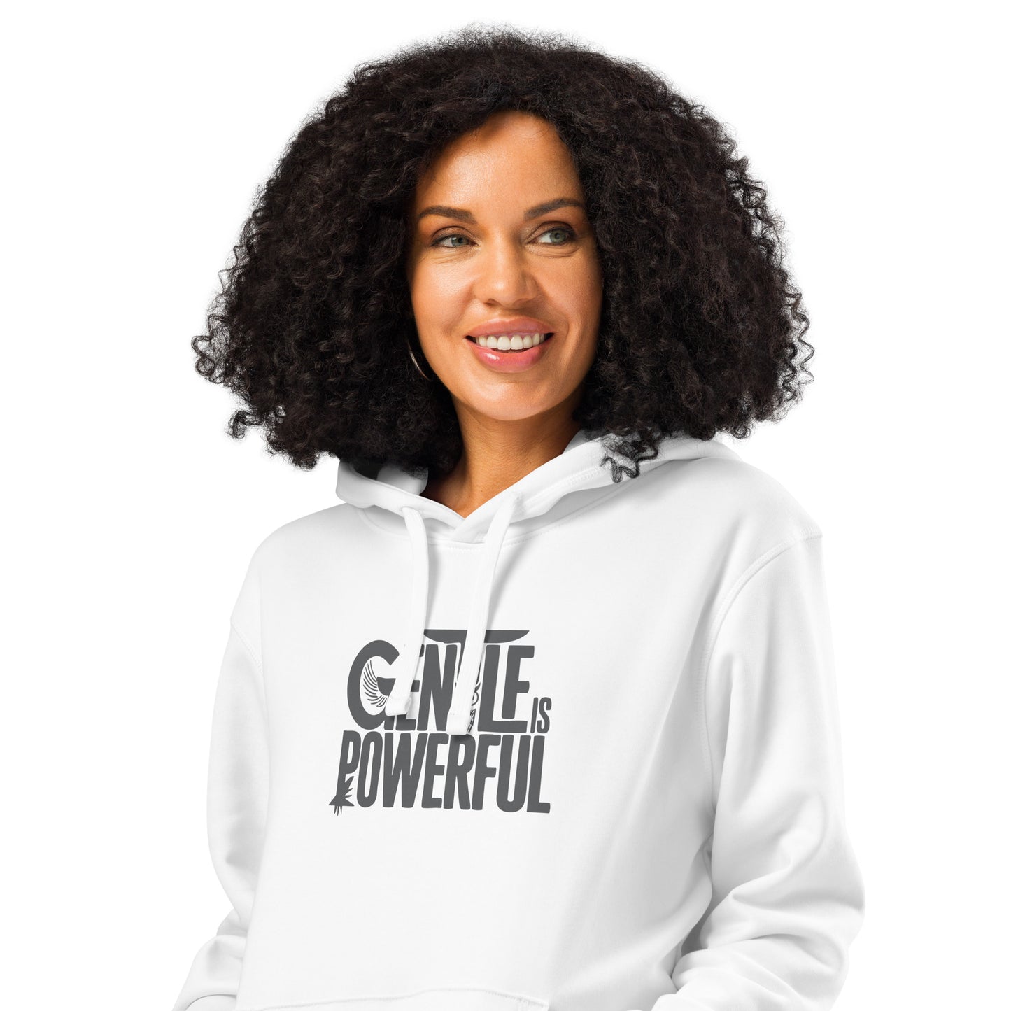 Unisex Organic Mid-Weight Hoodie "Rooted In Renewal" – Owl Print Sustainable Fashion Dudeily
