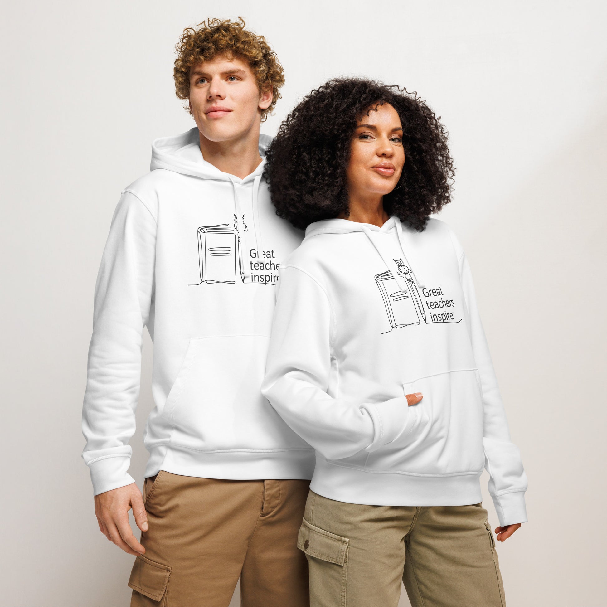 Unisex organic mid-weight hoodie Dudeily