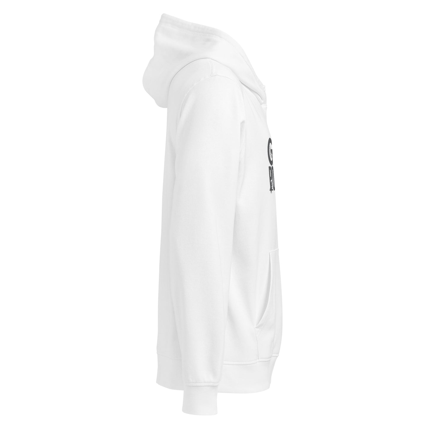 Unisex Organic Mid-Weight Hoodie "Gentle is Powerful" – Owl Print Sustainable Fashion Dudeily