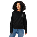 Owl-Themed Unisex Organic Mid-Weight Sweatshirt | Sustainable Fashion for Eco-Conscious Wardrobes