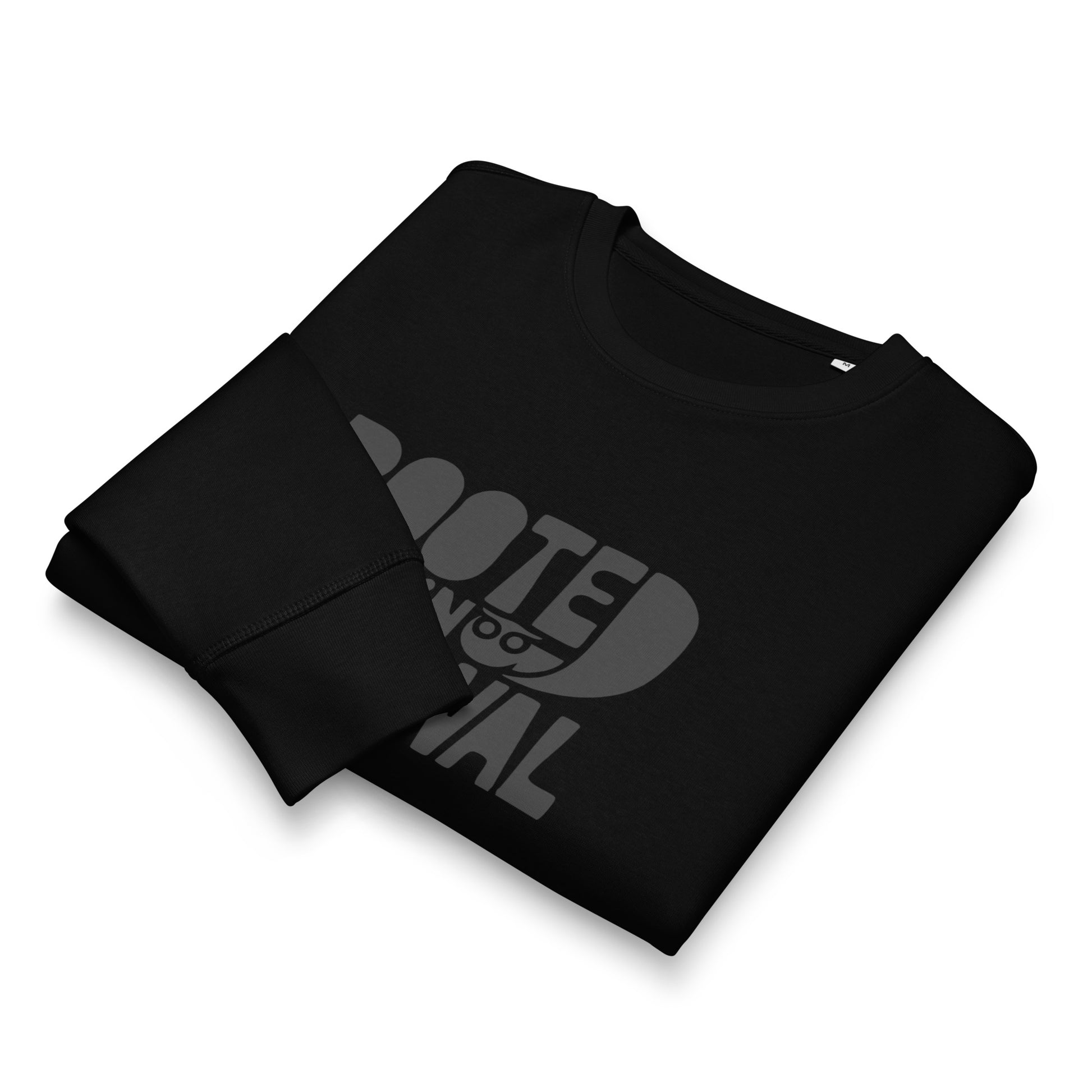 Unisex Organic Mid-Weight Sweatshirt "Rooted In Renewal" – Eco-Friendly Owl Clothing Print Dudeily