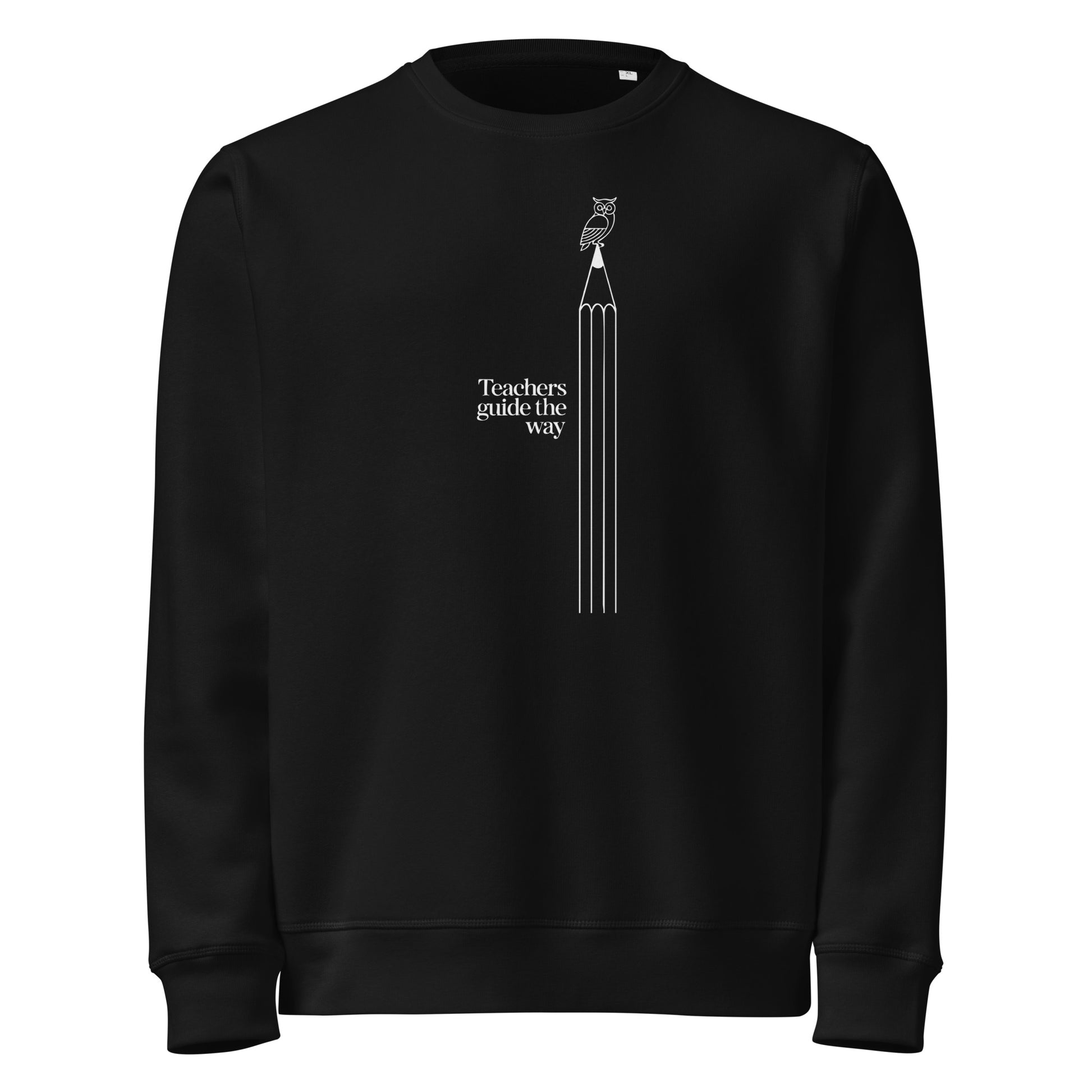 Unisex organic mid-weight sweatshirt Black Dudeily