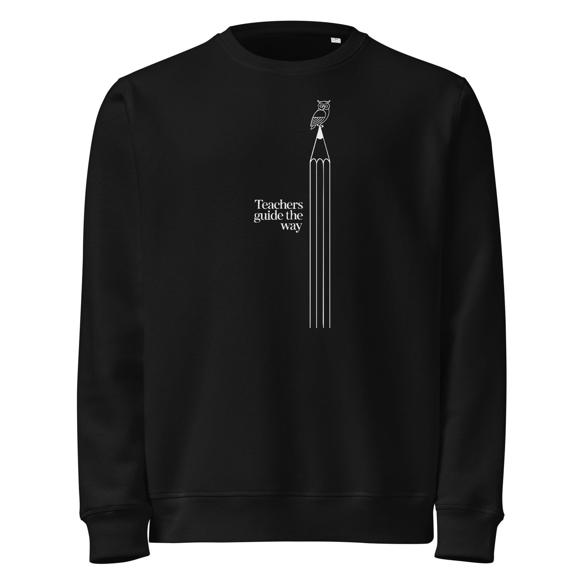 Unisex organic mid-weight sweatshirt Black Dudeily