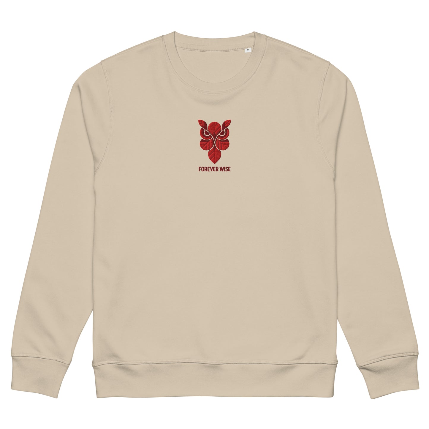Owl Unisex Organic Mid-Weight Sweatshirt: 'Forever Wise' in Fall | Sustainable Fashion USA Dudeily