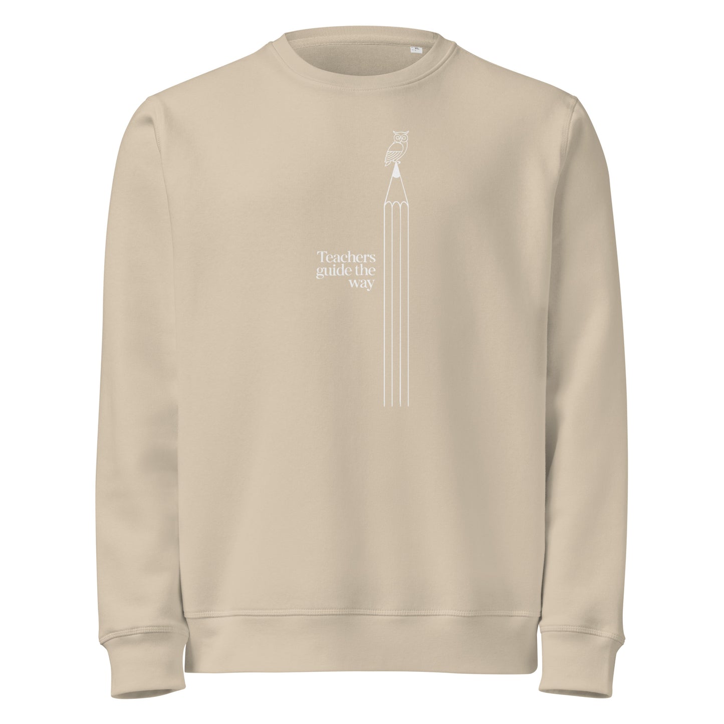 Unisex organic mid-weight sweatshirt Desert Dust Dudeily