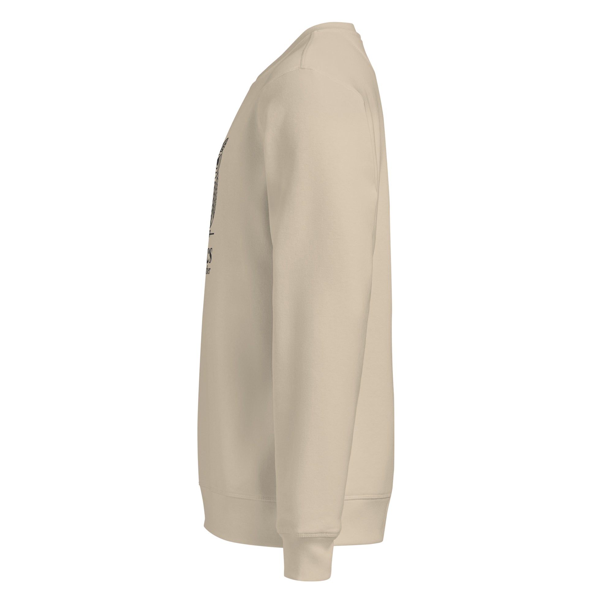 Unisex Organic Mid-Weight Sweatshirt: 'Ethics in Every Feather' for Fall | Sustainable Owl Fashion USA Dudeily