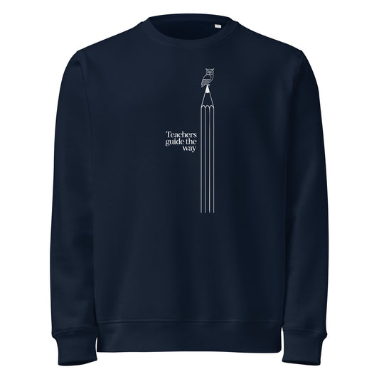 Unisex organic mid-weight sweatshirt French Navy Dudeily