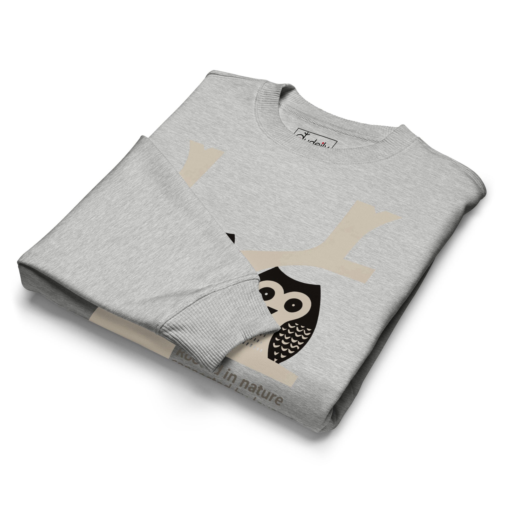 Unisex Organic Oversized Sweatshirt – OwlNest Sustainable Fashion USA Edition Dudeily