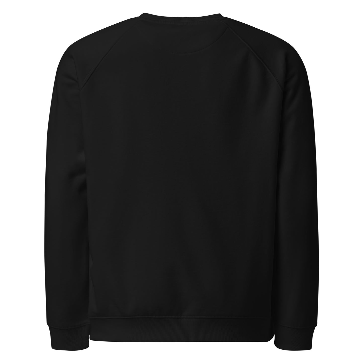 Eco-Friendly Owl Clothing Embroidered Unisex Organic Raglan Sweatshirt "Grow With Care" Dudeily