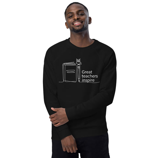 Unisex organic raglan sweatshirt Dudeily