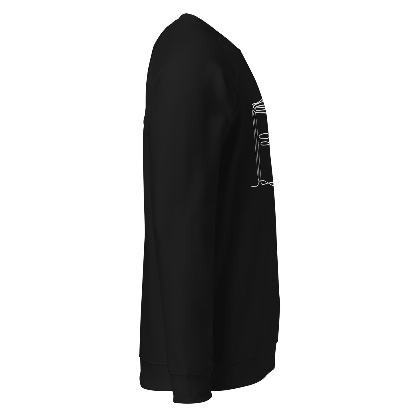 Unisex organic raglan sweatshirt Dudeily