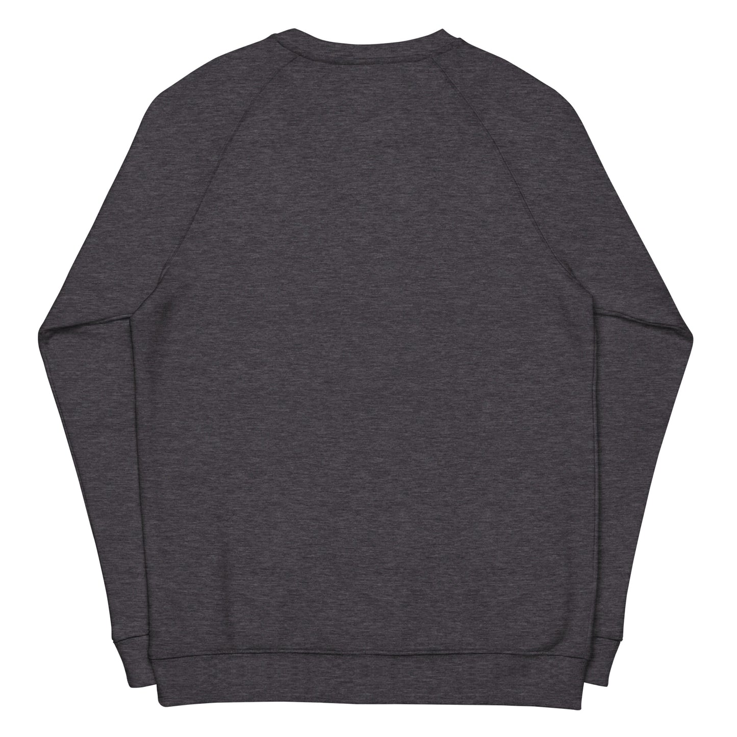 Eco-Friendly Owl Clothing Embroidered Unisex Organic Raglan Sweatshirt "Grow With Care" Dudeily