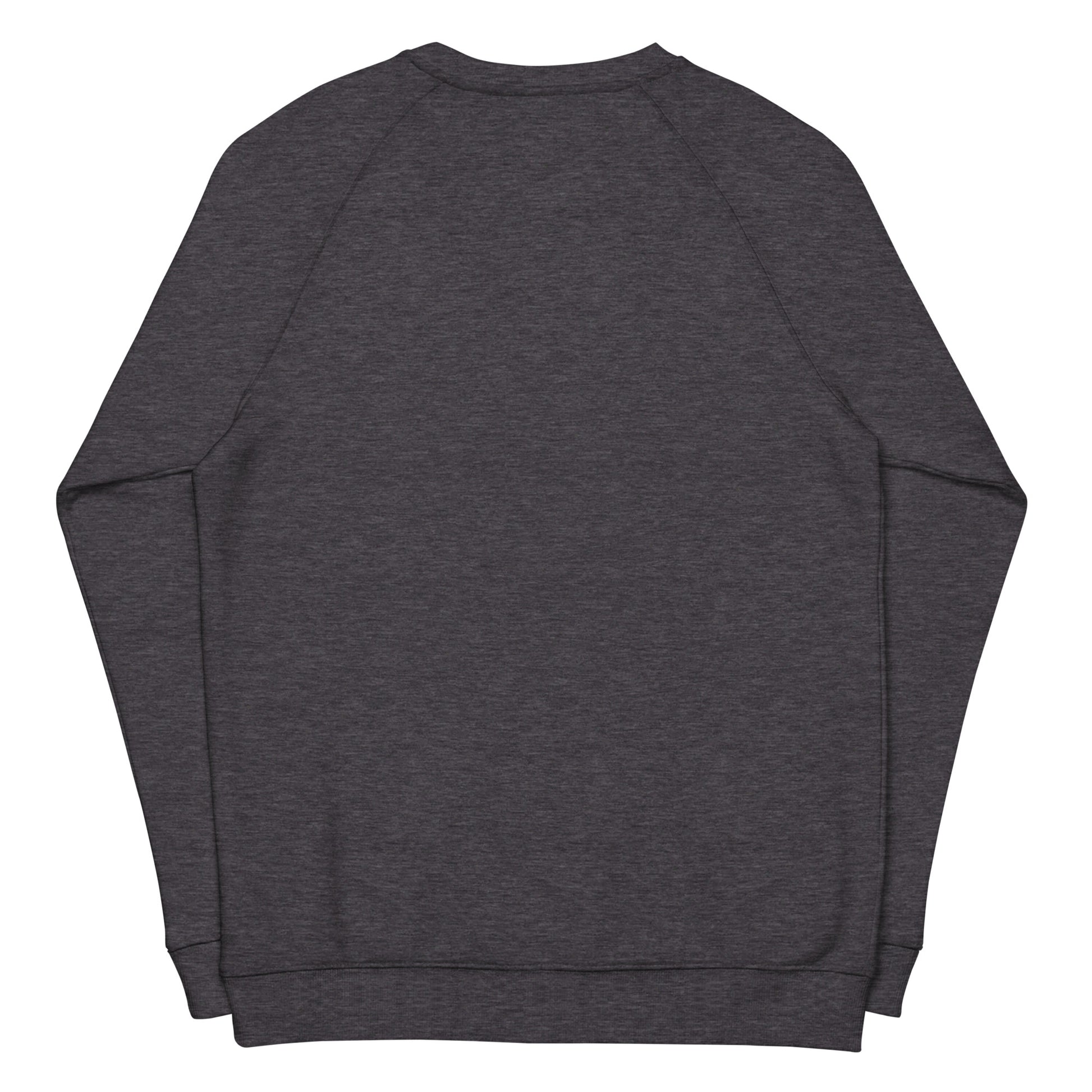 Eco-Friendly Owl Clothing Embroidered Unisex Organic Raglan Sweatshirt "Grow With Care" Dudeily