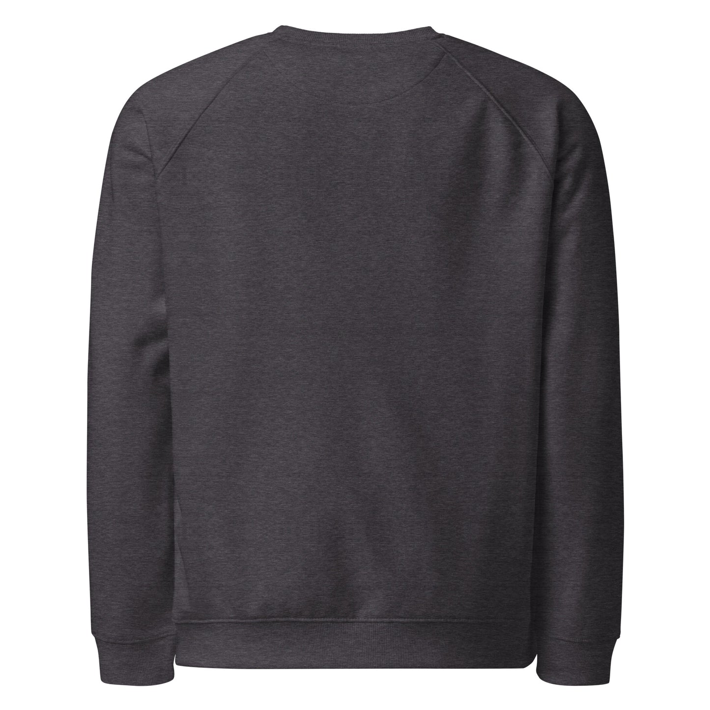 Eco-Friendly Owl Clothing Embroidered Unisex Organic Raglan Sweatshirt "Grow With Care" Dudeily