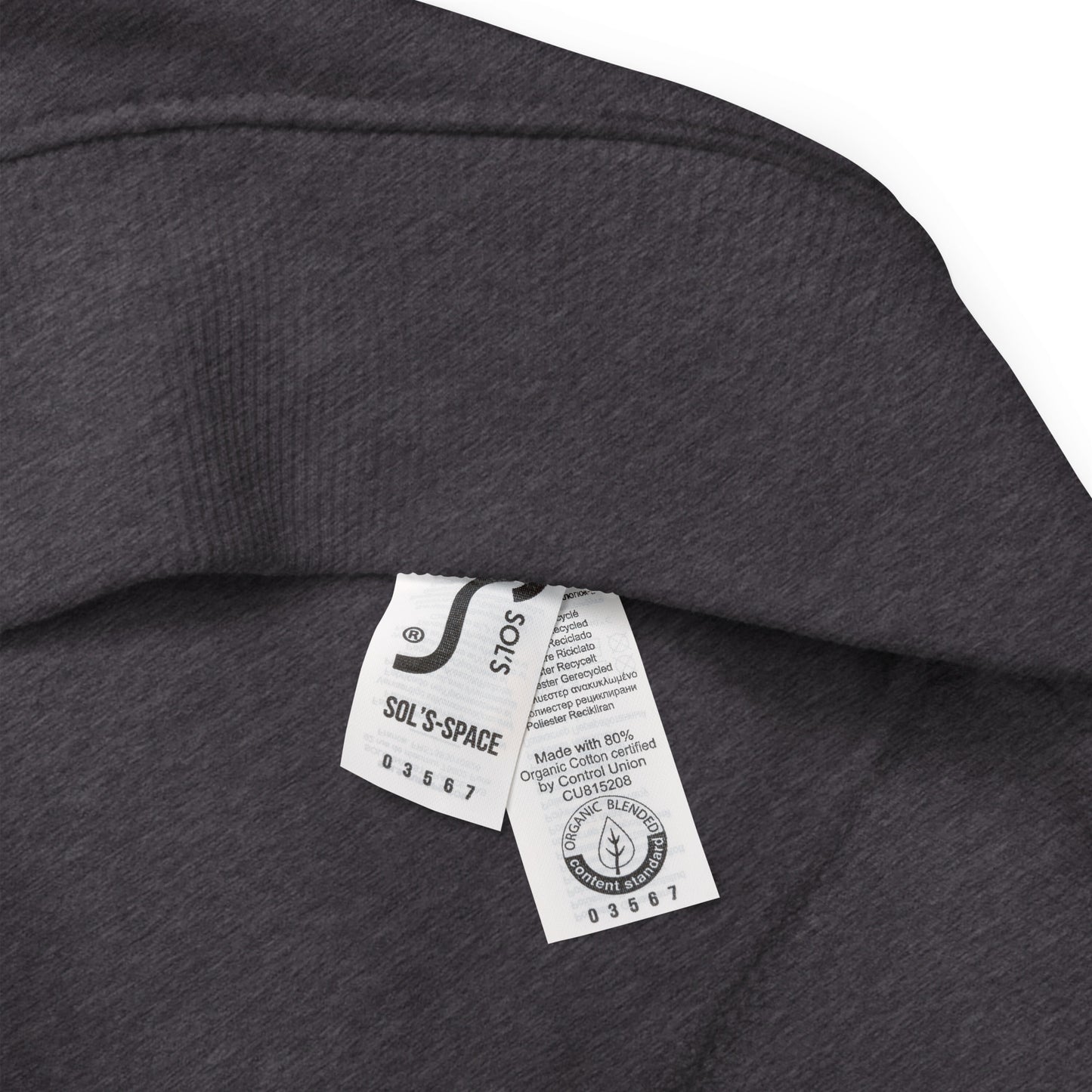 Unisex organic raglan sweatshirt Dudeily
