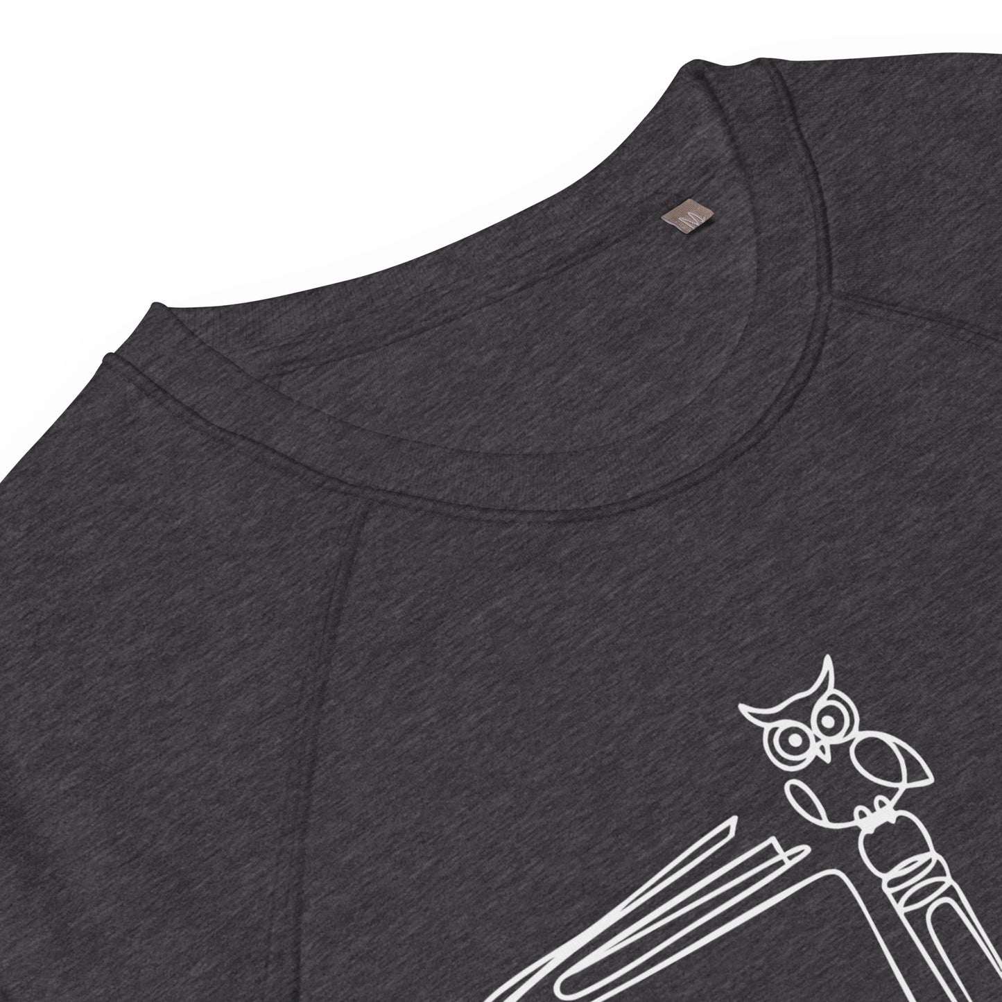 Unisex organic raglan sweatshirt Dudeily