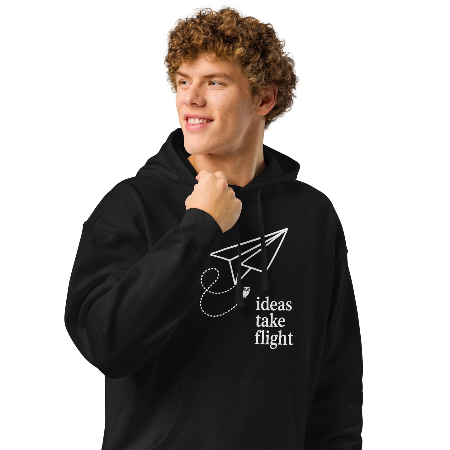 Unisex organic relaxed hoodie Dudeily