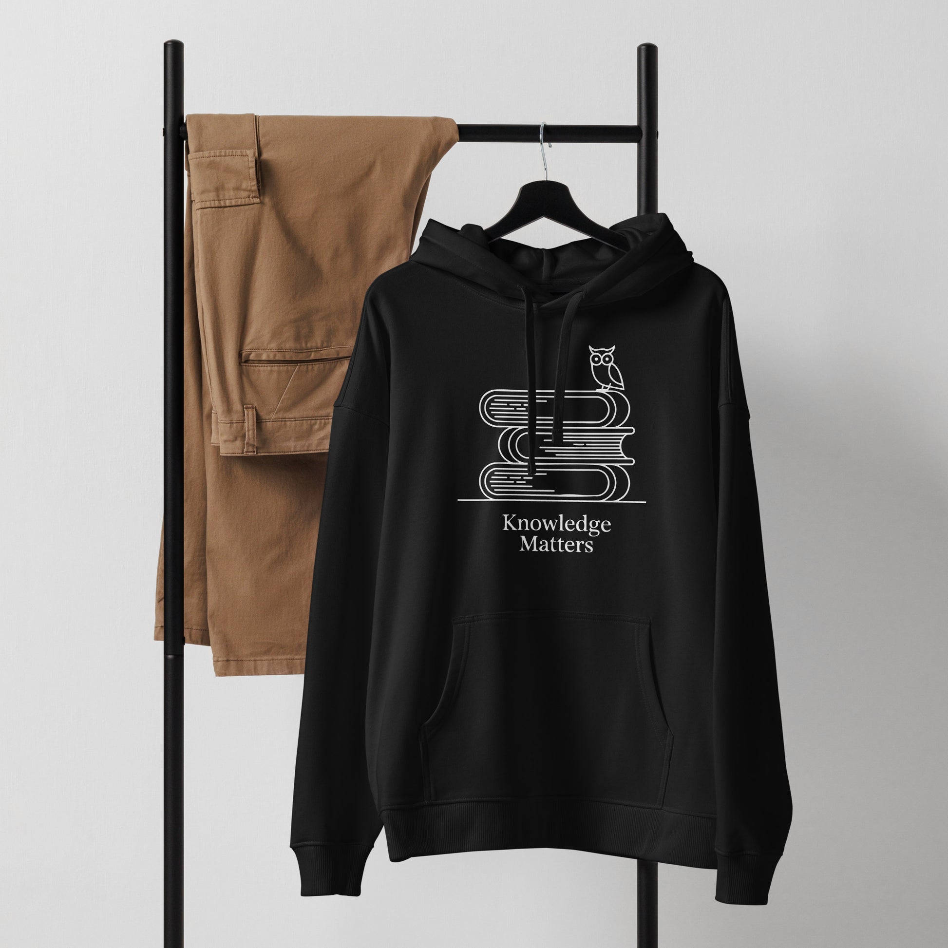 Unisex organic relaxed hoodie Dudeily