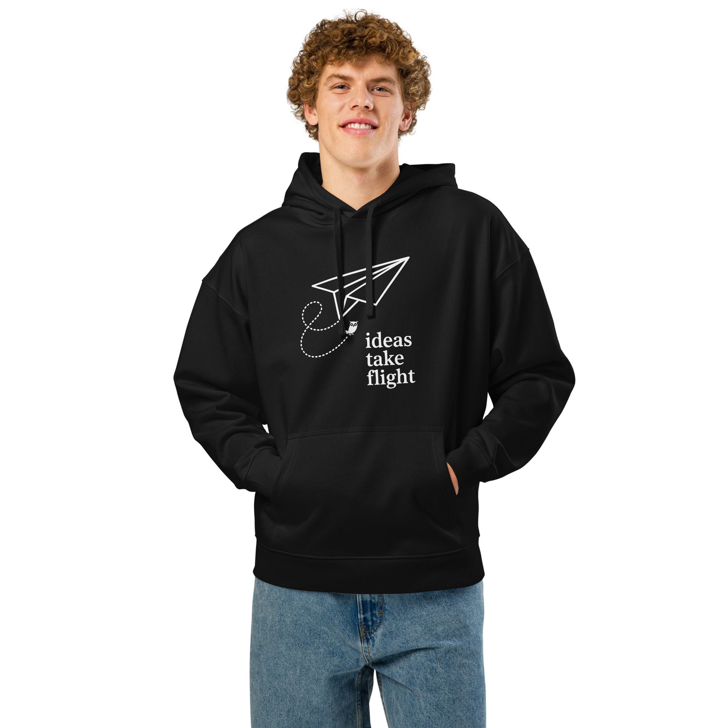 Unisex organic relaxed hoodie Dudeily