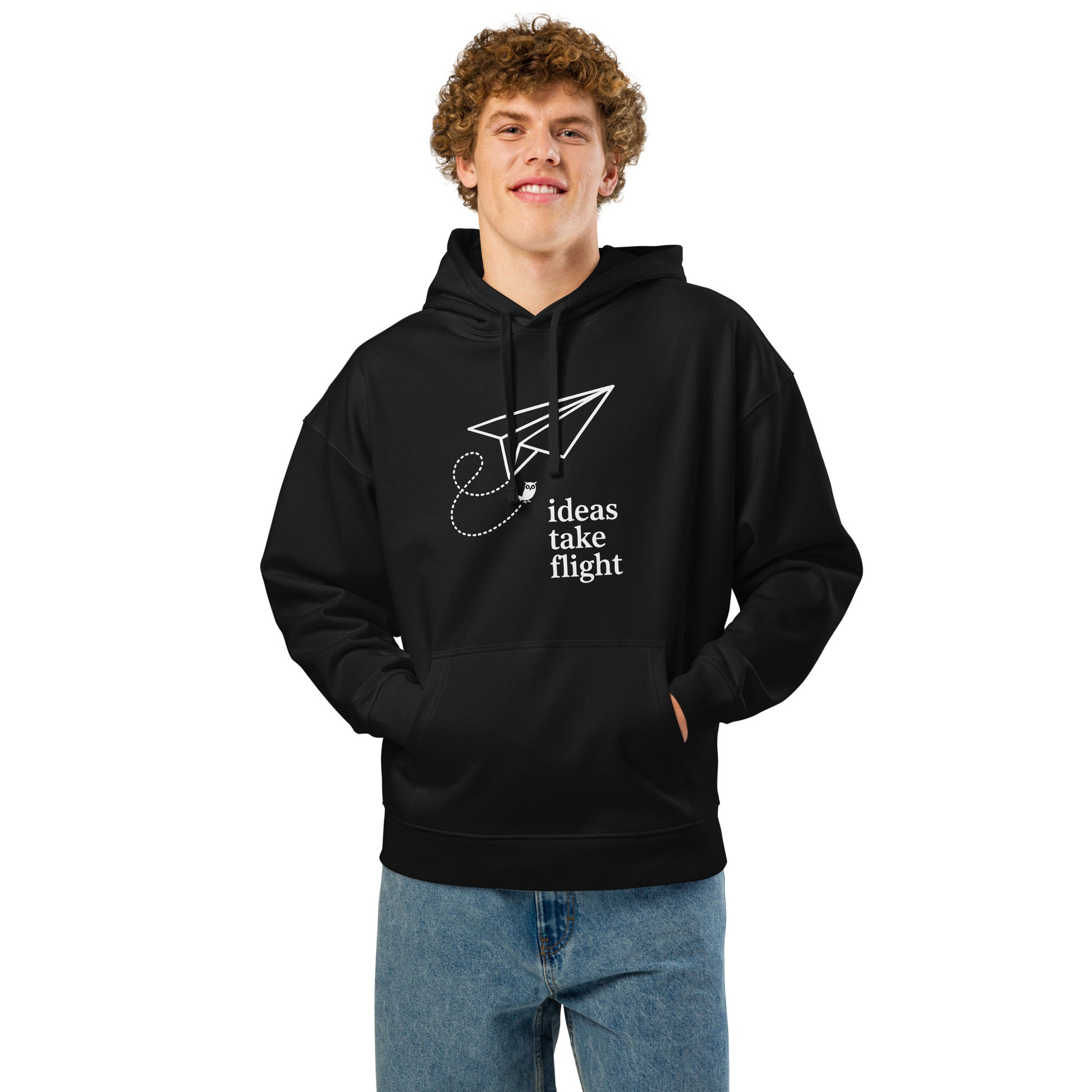 Unisex organic relaxed hoodie Dudeily