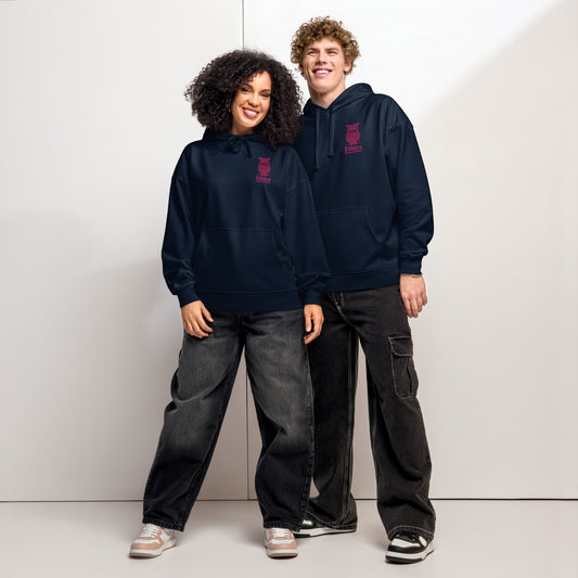 Owl Unisex Organic Relaxed Hoodie – "Ethics in Every Feather" | Sustainable Fashion Dudeily