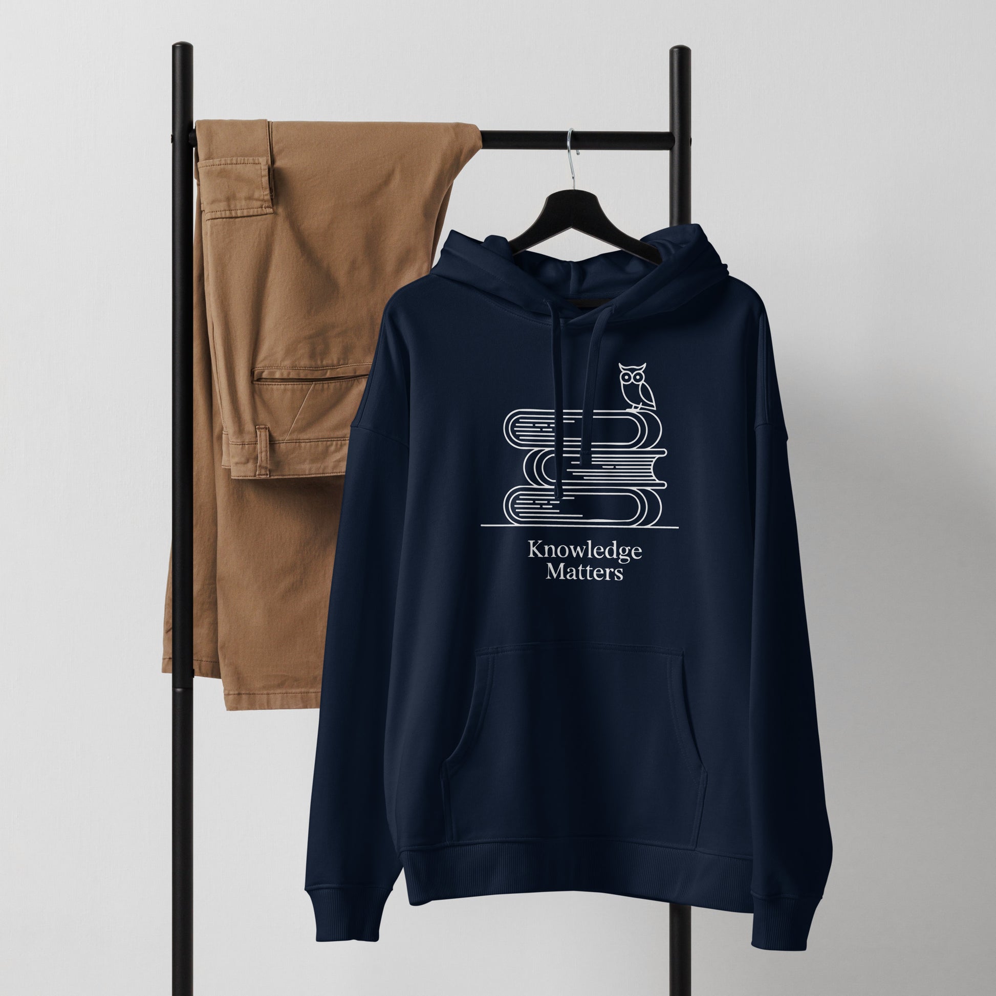 Unisex organic relaxed hoodie Dudeily