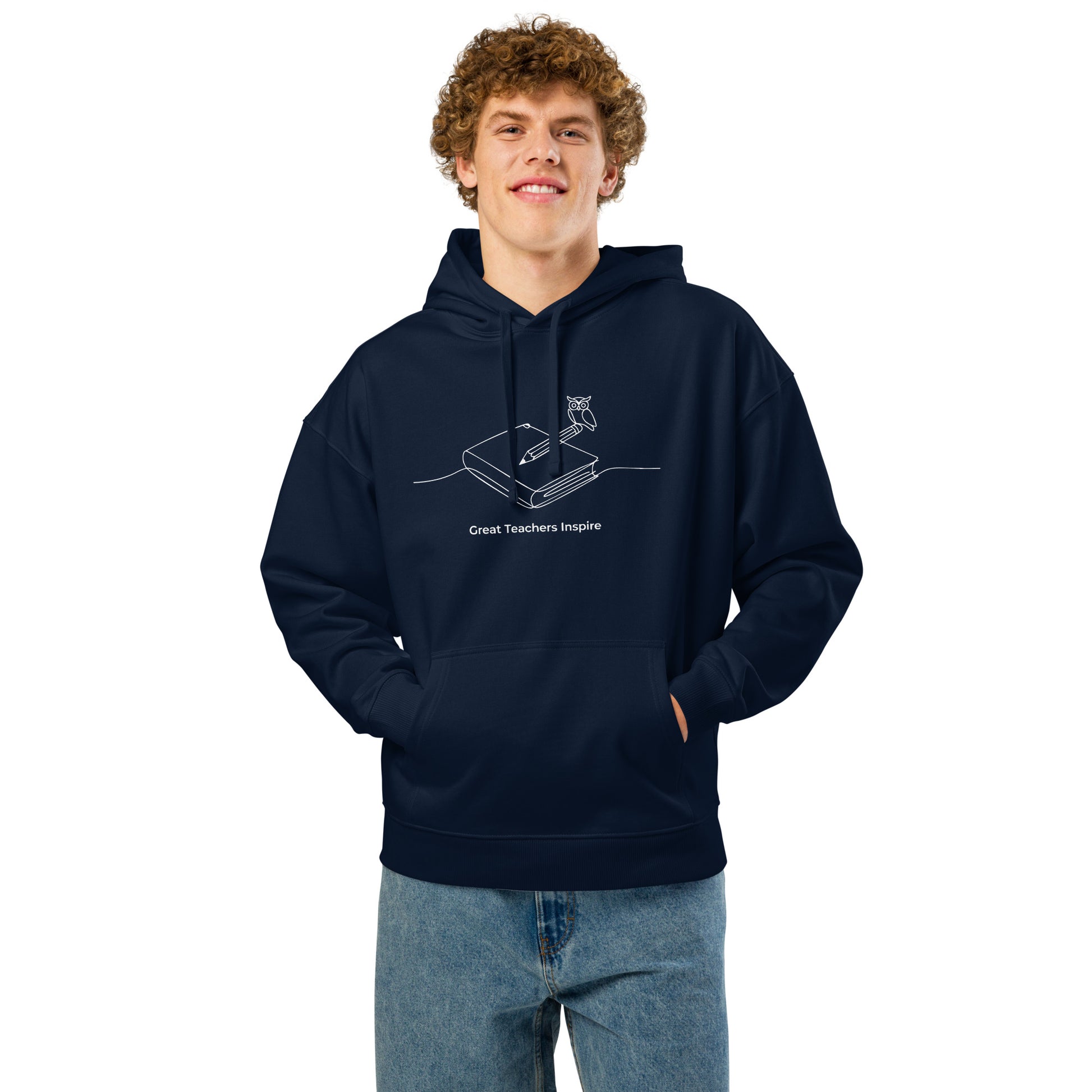 Unisex organic relaxed hoodie Dudeily