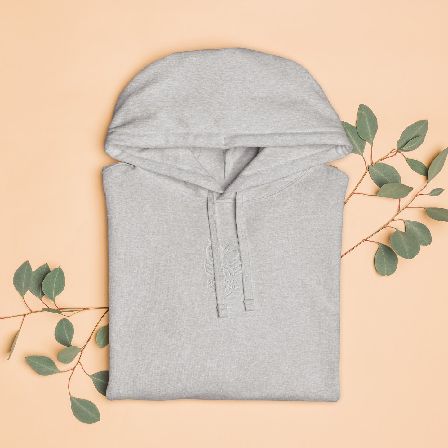 Sustainable Fashion USA-Owl Unisex Organic Relaxed Hoodie: 'Stay Cozy Hoot Loud' in Fall Dudeily