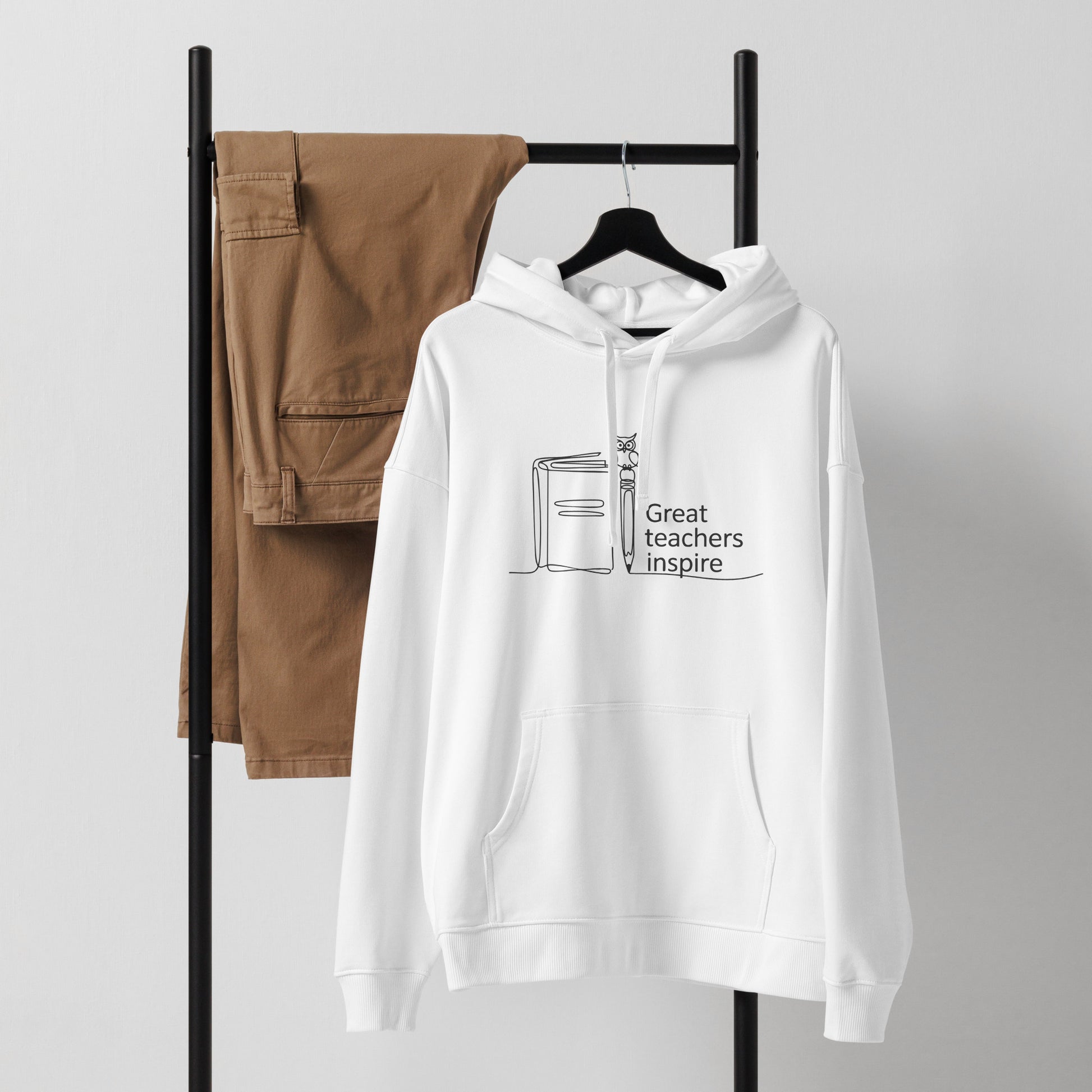 Unisex organic relaxed hoodie Dudeily