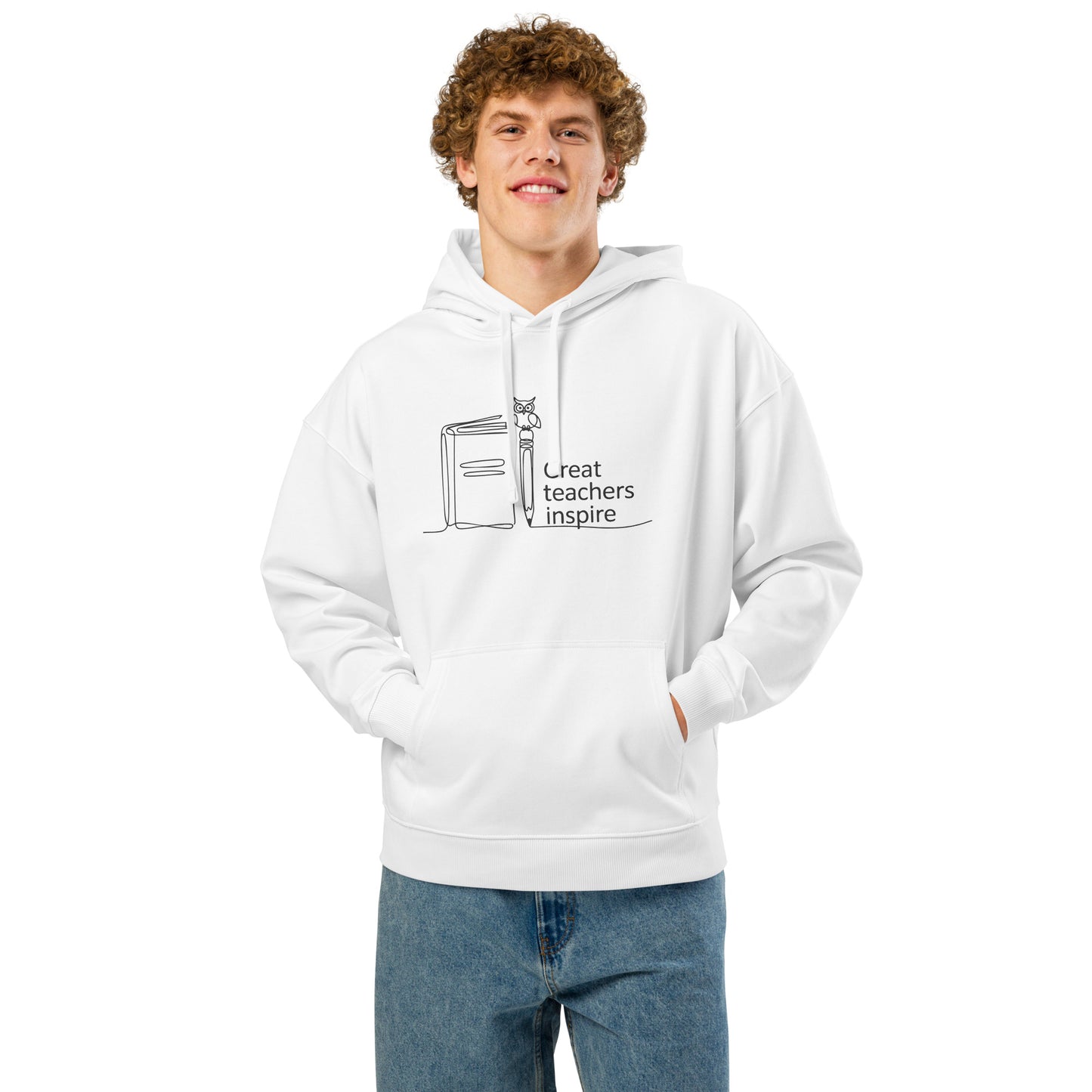 Unisex organic relaxed hoodie Dudeily
