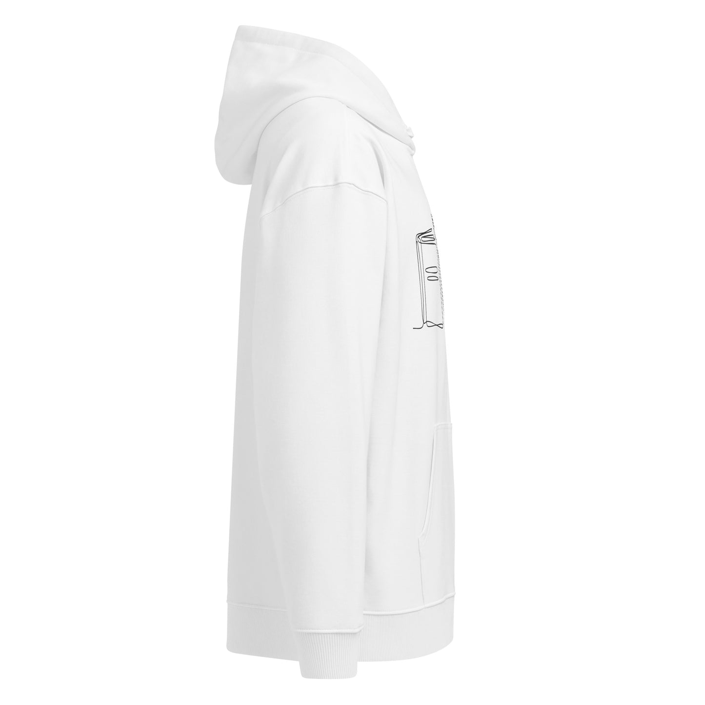 Unisex organic relaxed hoodie Dudeily