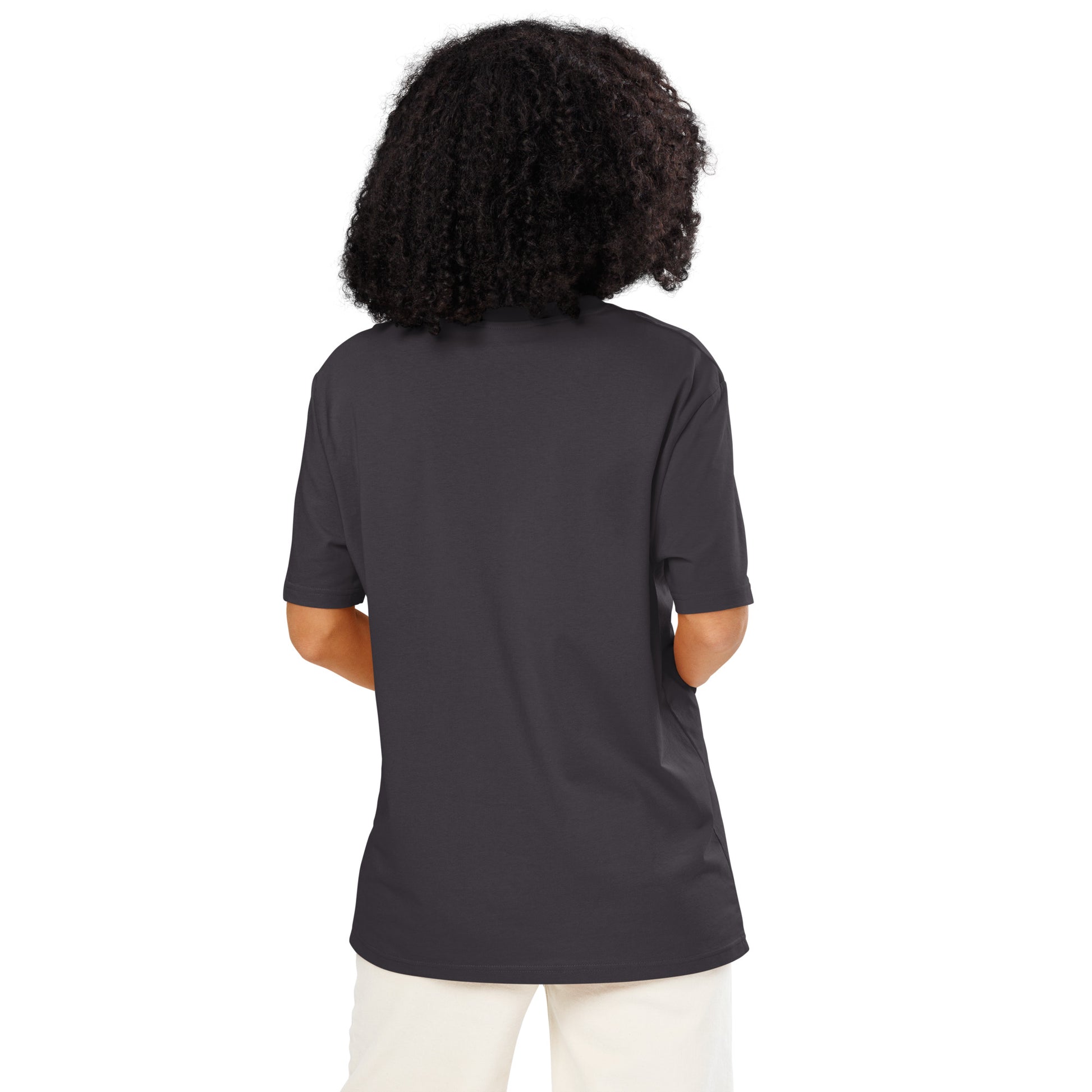 Unisex Organic Ribbed Neck T-Shirt: 'Peace in the Night' | Sustainable Owl Fashion USA Dudeily
