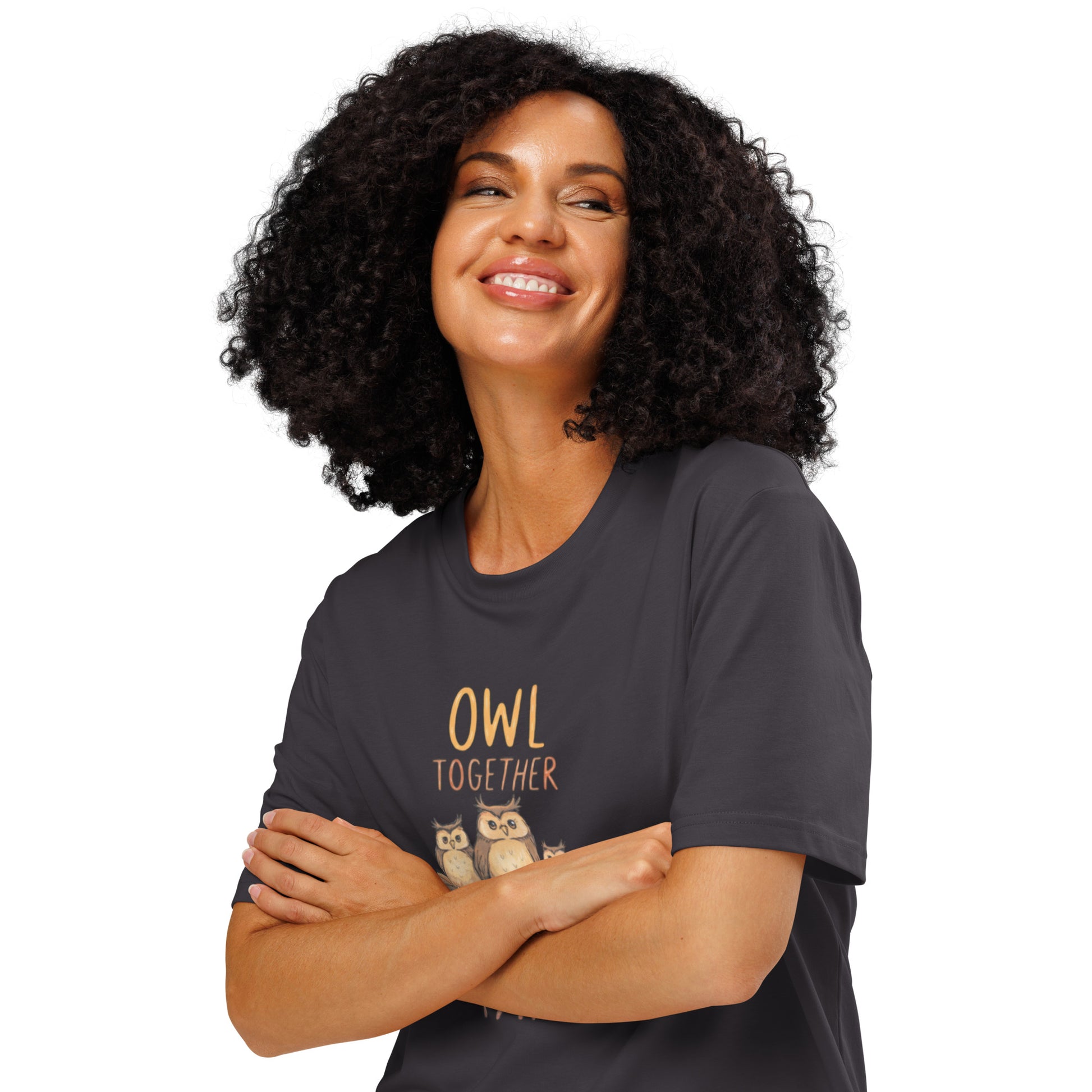 Unisex Organic Ribbed Neck T-Shirt – OwlNest Sustainable Fashion Fit for Family Day Moments Dudeily