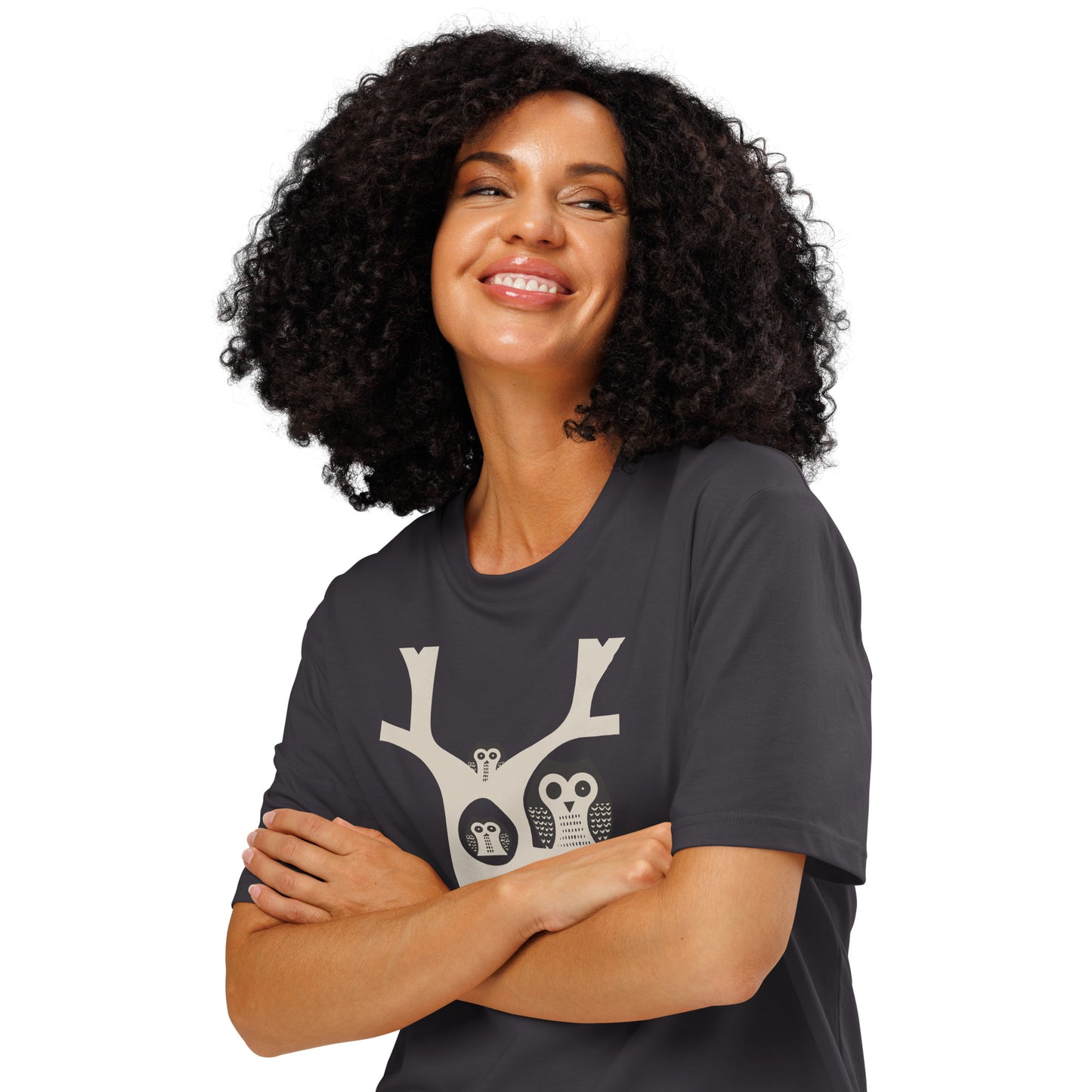 Unisex Organic Ribbed Neck T-Shirt – OwlNest Sustainable Fashion for Family Day Vibes Dudeily