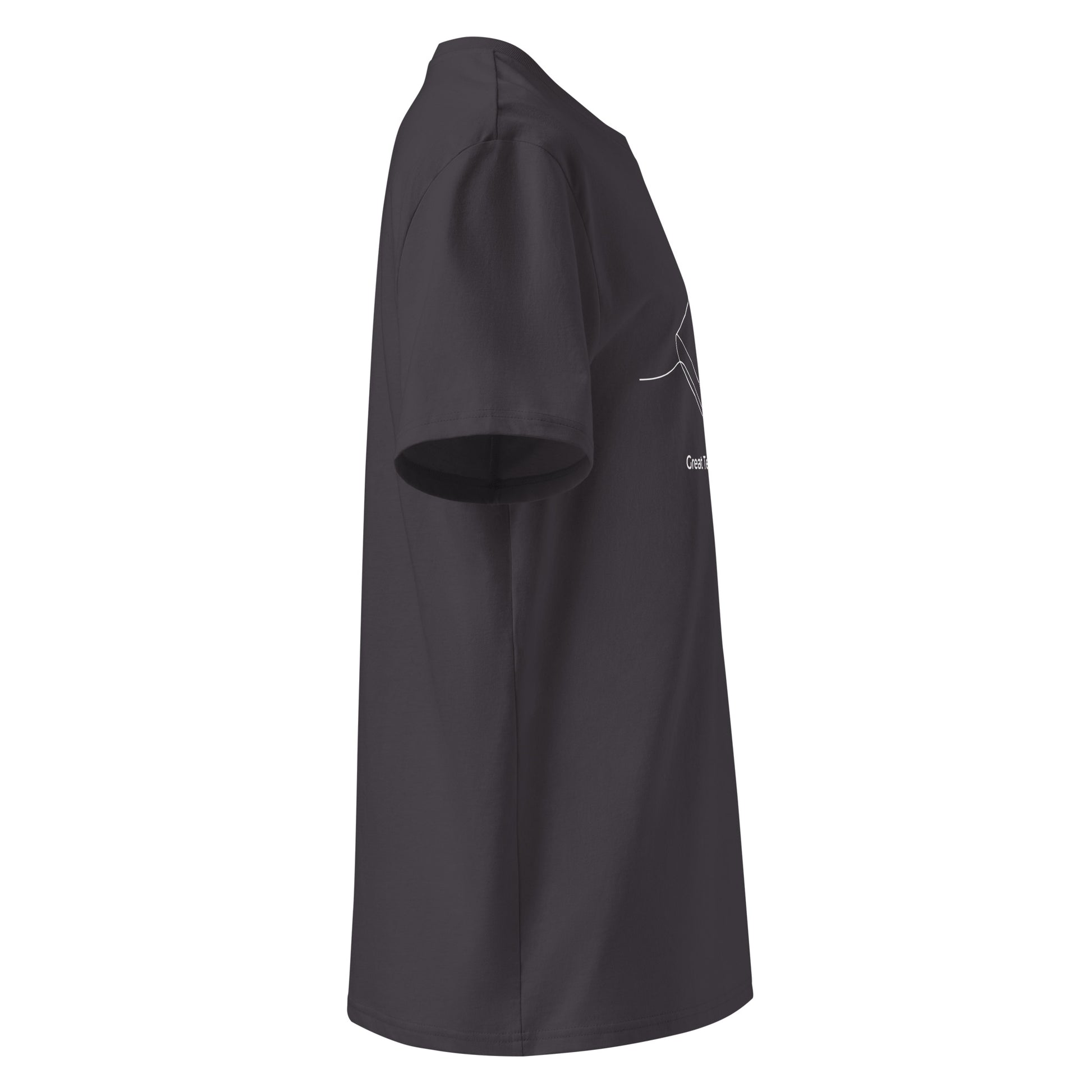 Unisex organic ribbed neck t-shirt Dudeily