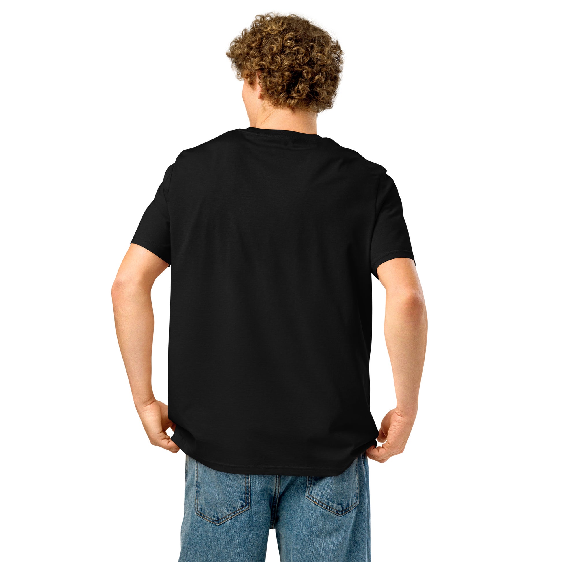 Unisex Organic Ribbed Neck T-Shirt: Stacked with Love | Owl-Themed Sustainable Fashion USA by Dudeily Dudeily