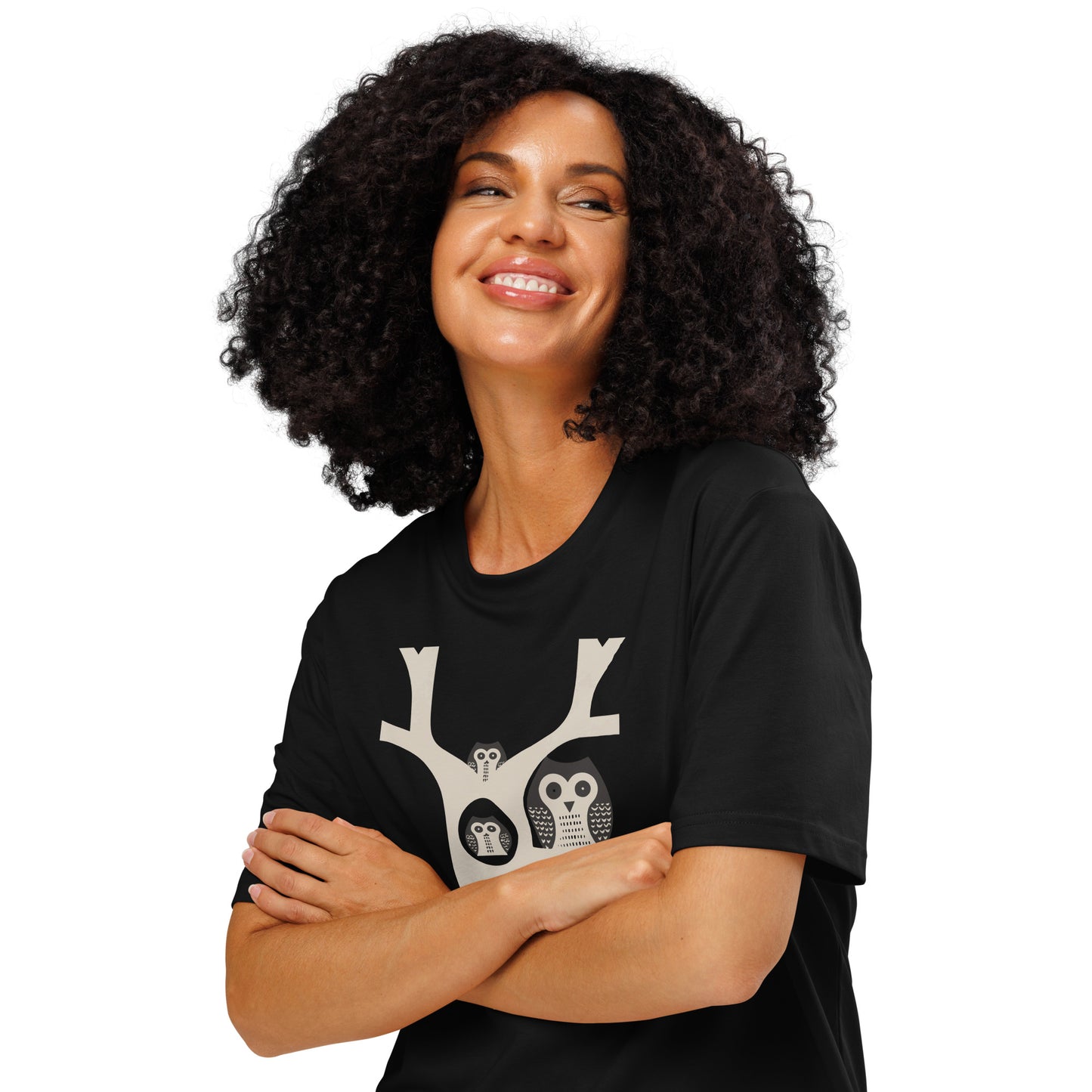Unisex Organic Ribbed Neck T-Shirt – OwlNest Sustainable Fashion for Family Day Vibes Dudeily