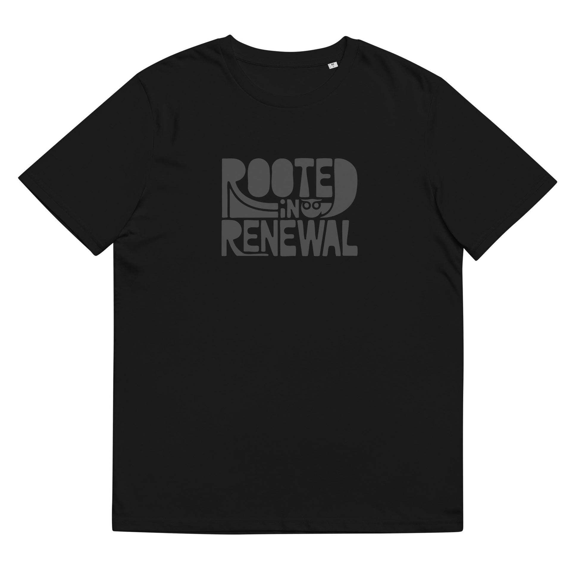 Unisex Essential Organic Hoodie "Rooted In Renewal" – Owl Print Sustainable Fashion Dudeily