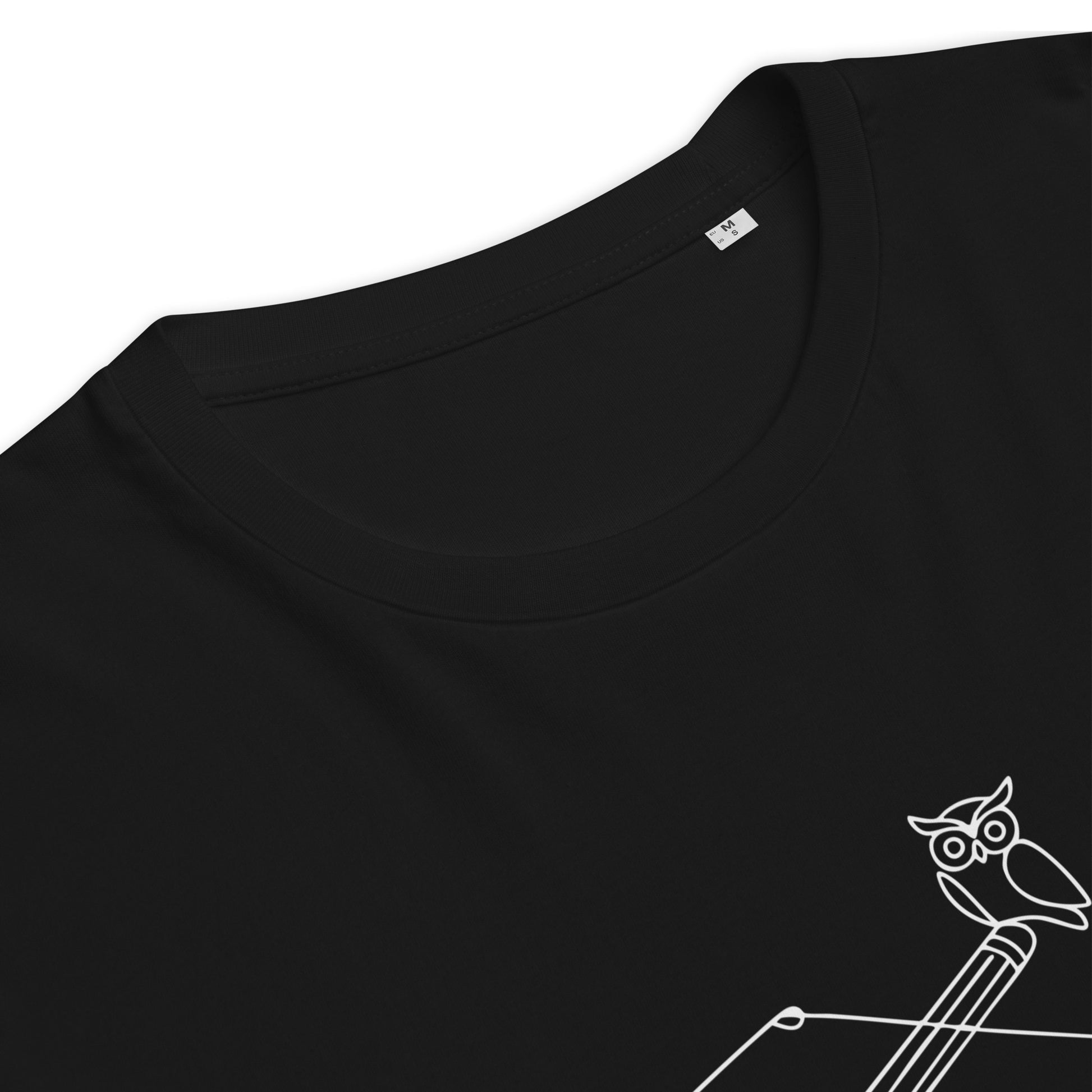 Unisex organic ribbed neck t-shirt Dudeily