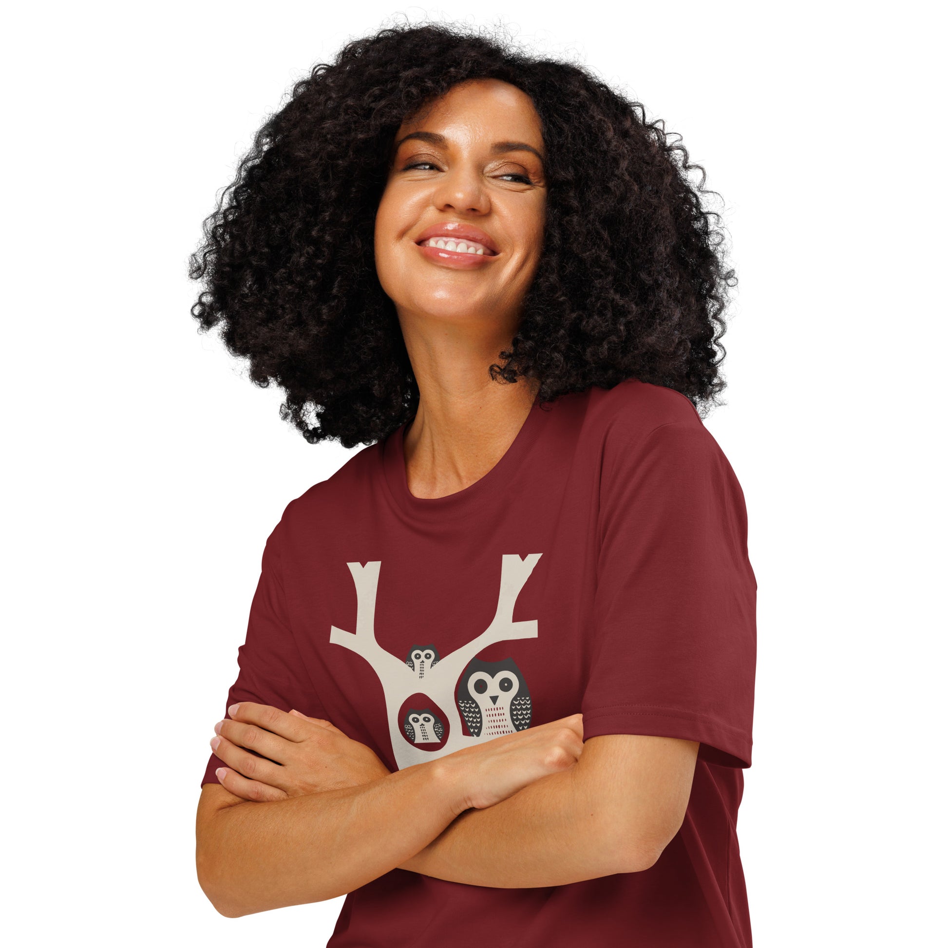 Unisex Organic Ribbed Neck T-Shirt – OwlNest Sustainable Fashion for Family Day Vibes Dudeily
